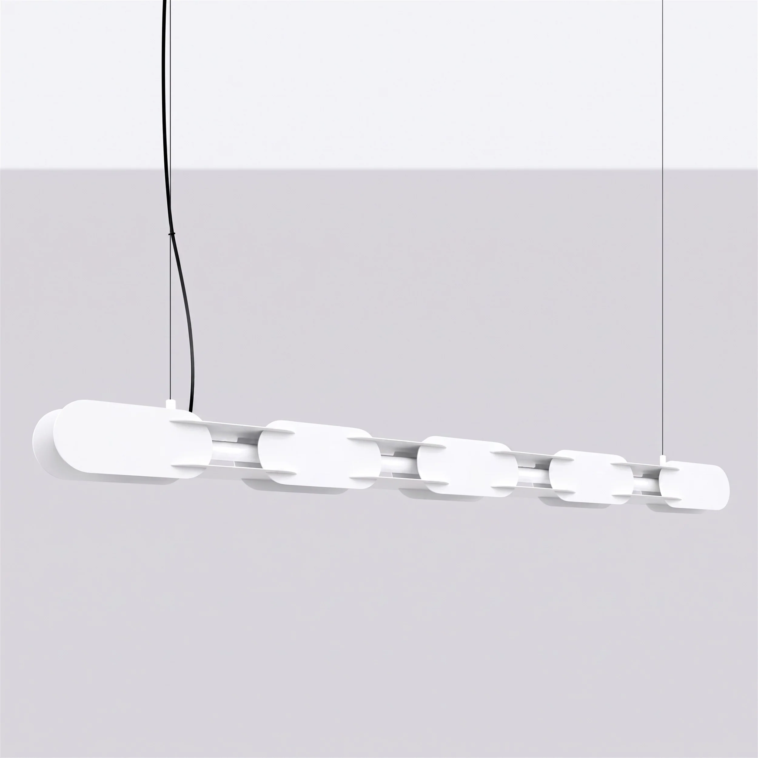 Lampa wisząca Chain 158 cm LED biała - Image 2