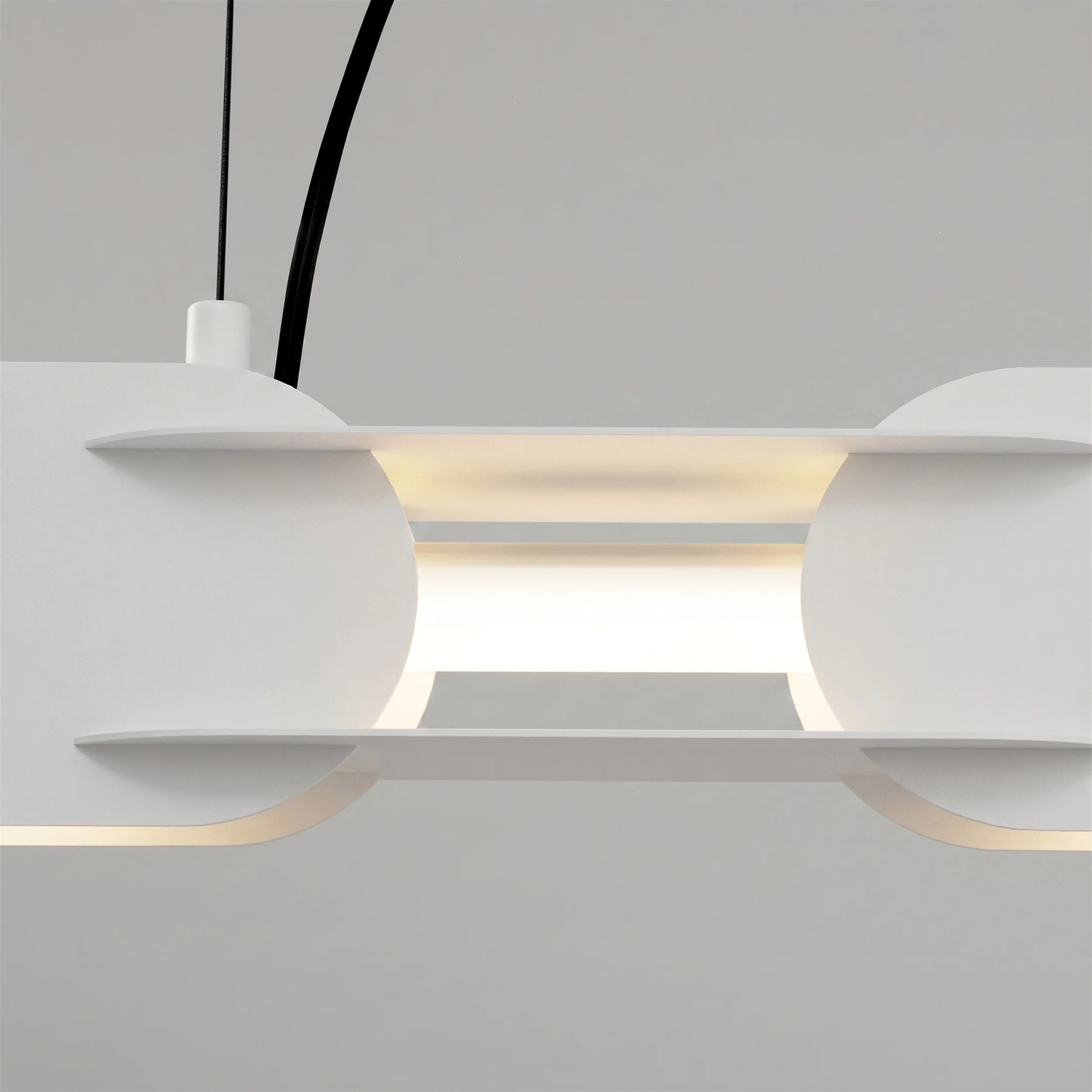 Lampa wisząca Chain 158 cm LED biała - Image 4