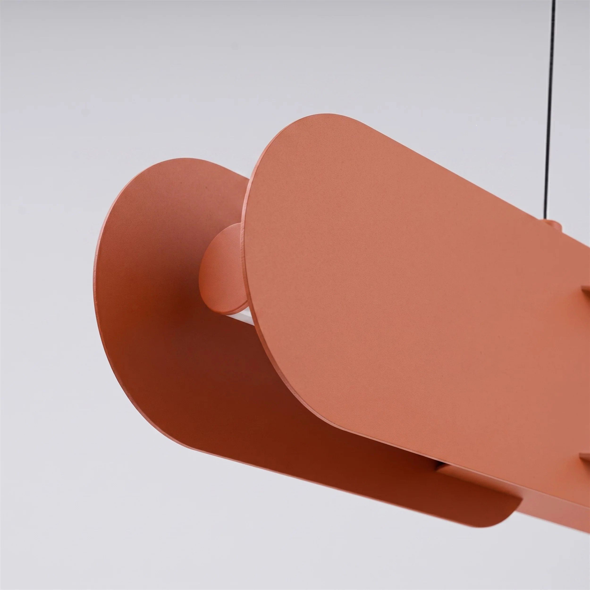 Lampa wisząca Chain 158 cm LED ochra czerwona - Image 5