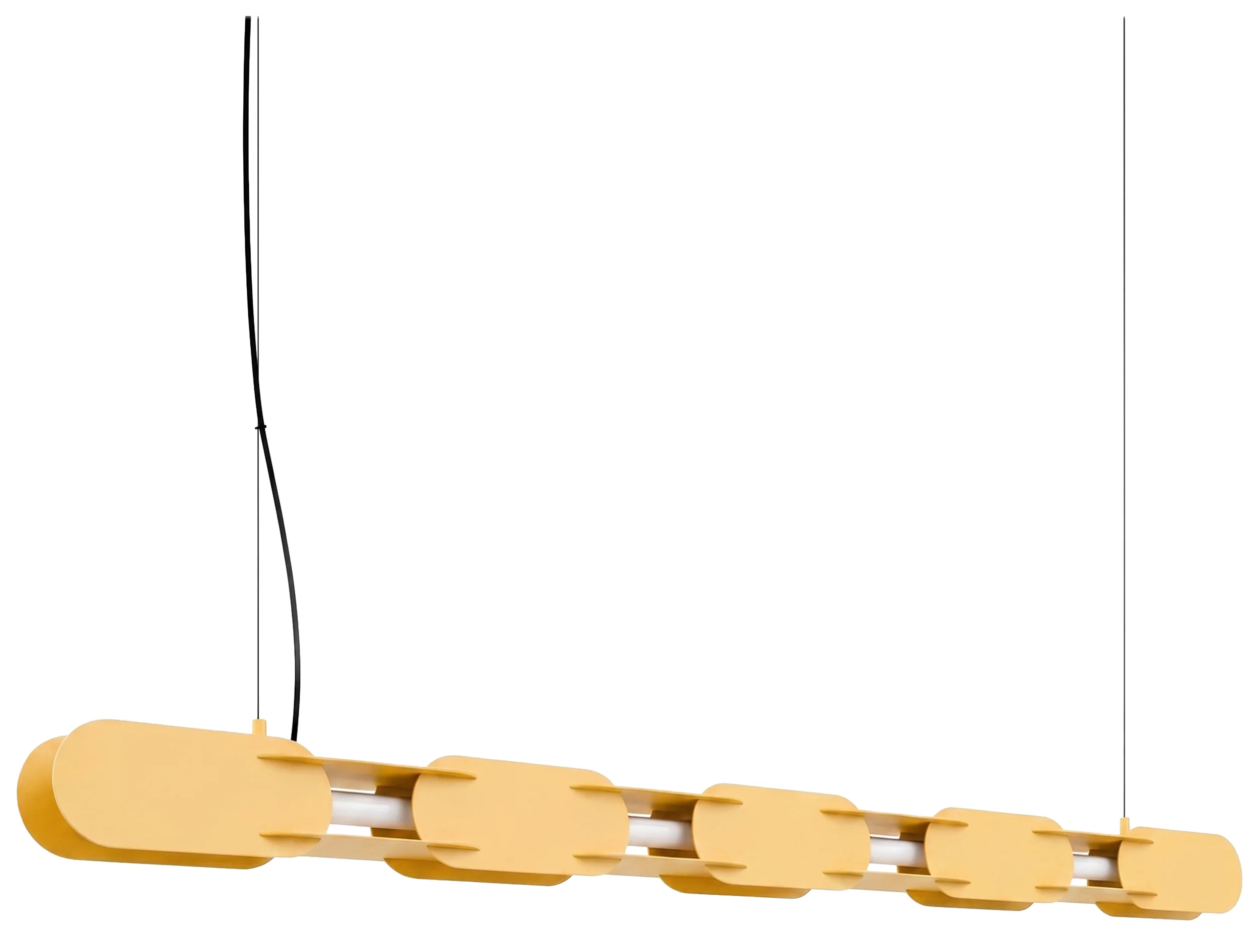 Lampa wisząca Chain 158 cm LED żółta
