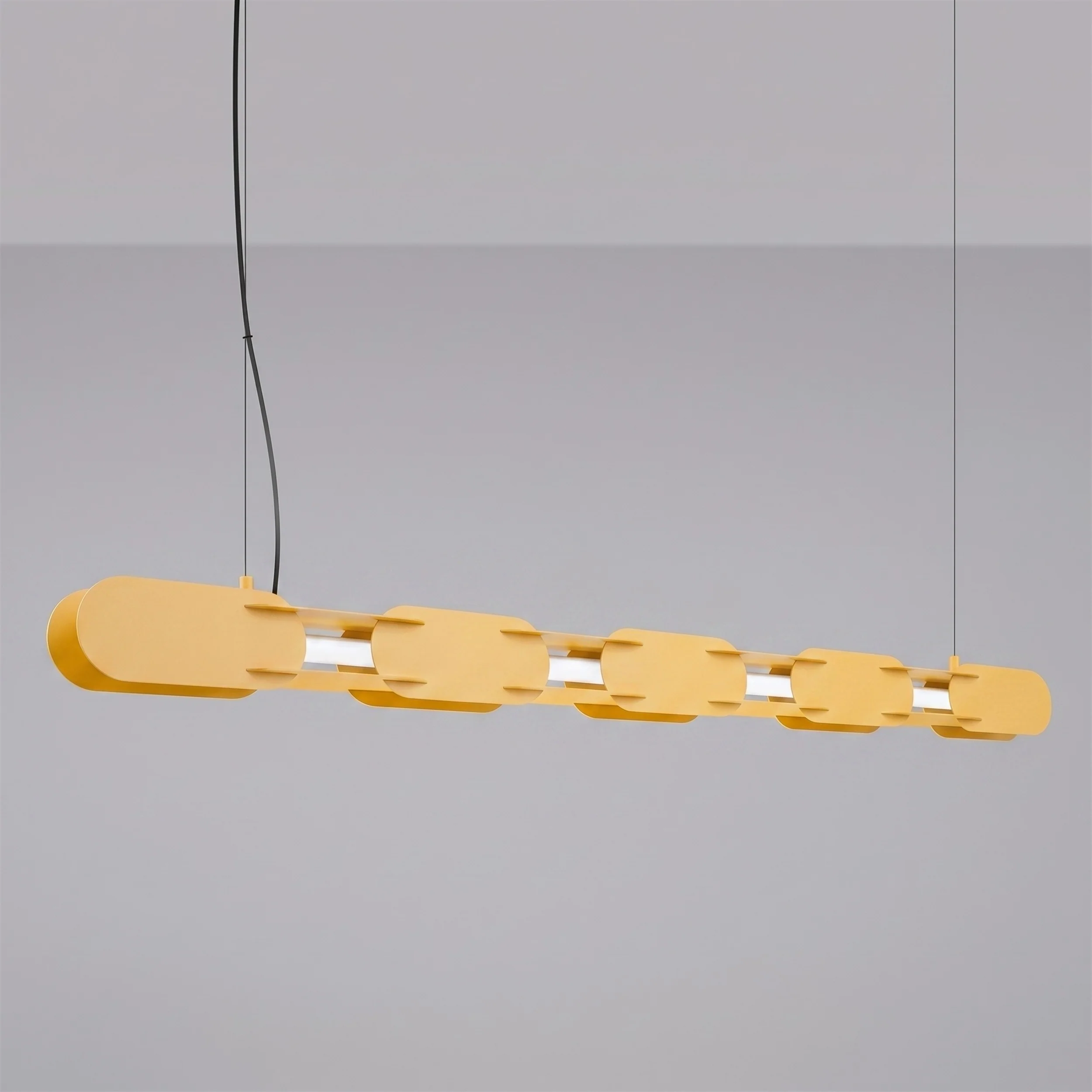 Lampa wisząca Chain 158 cm LED żółta - Image 3
