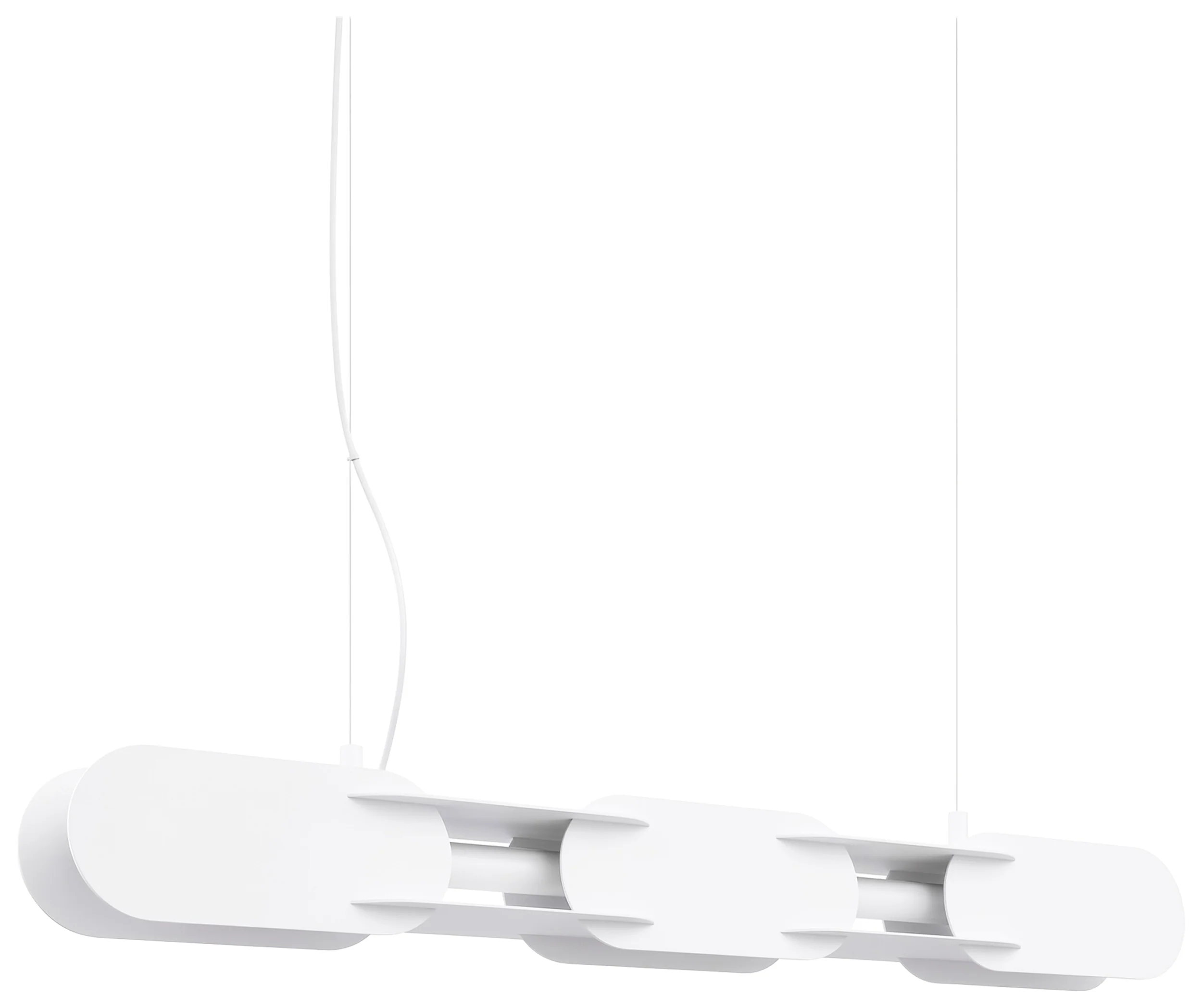 Lampa wisząca Chain 91 cm LED biała