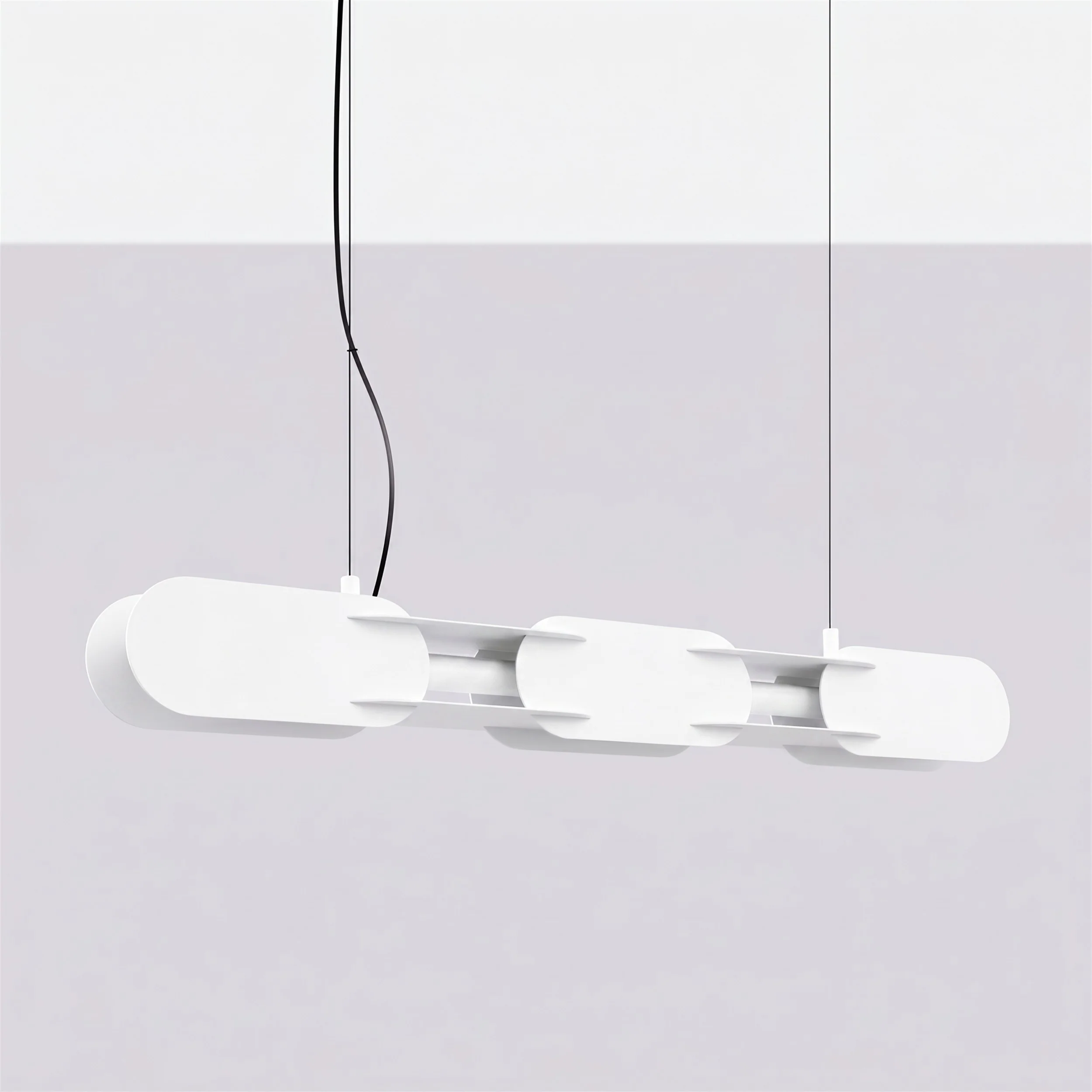 Lampa wisząca Chain 91 cm LED biała - Image 2