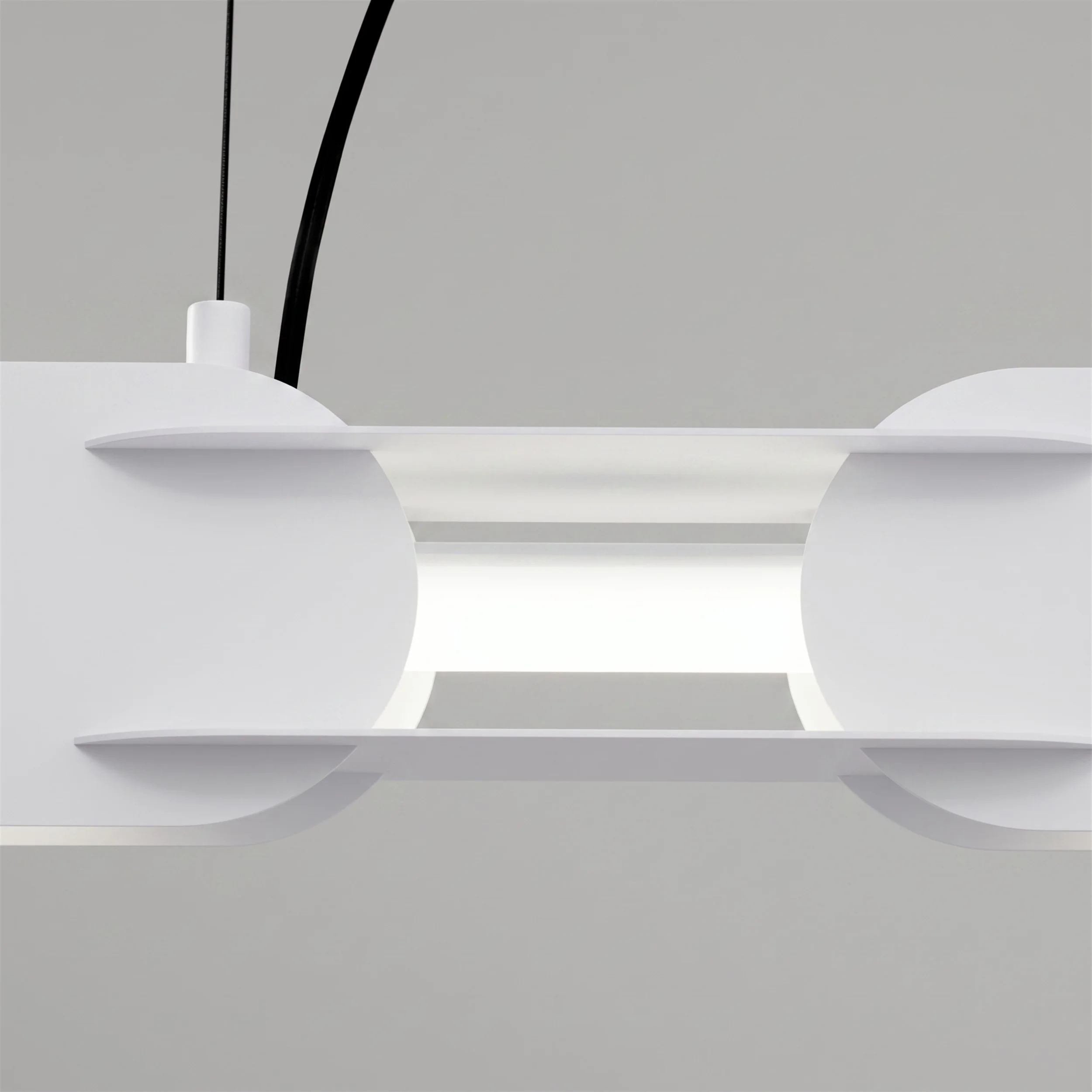 Lampa wisząca Chain 91 cm LED biała - Image 4