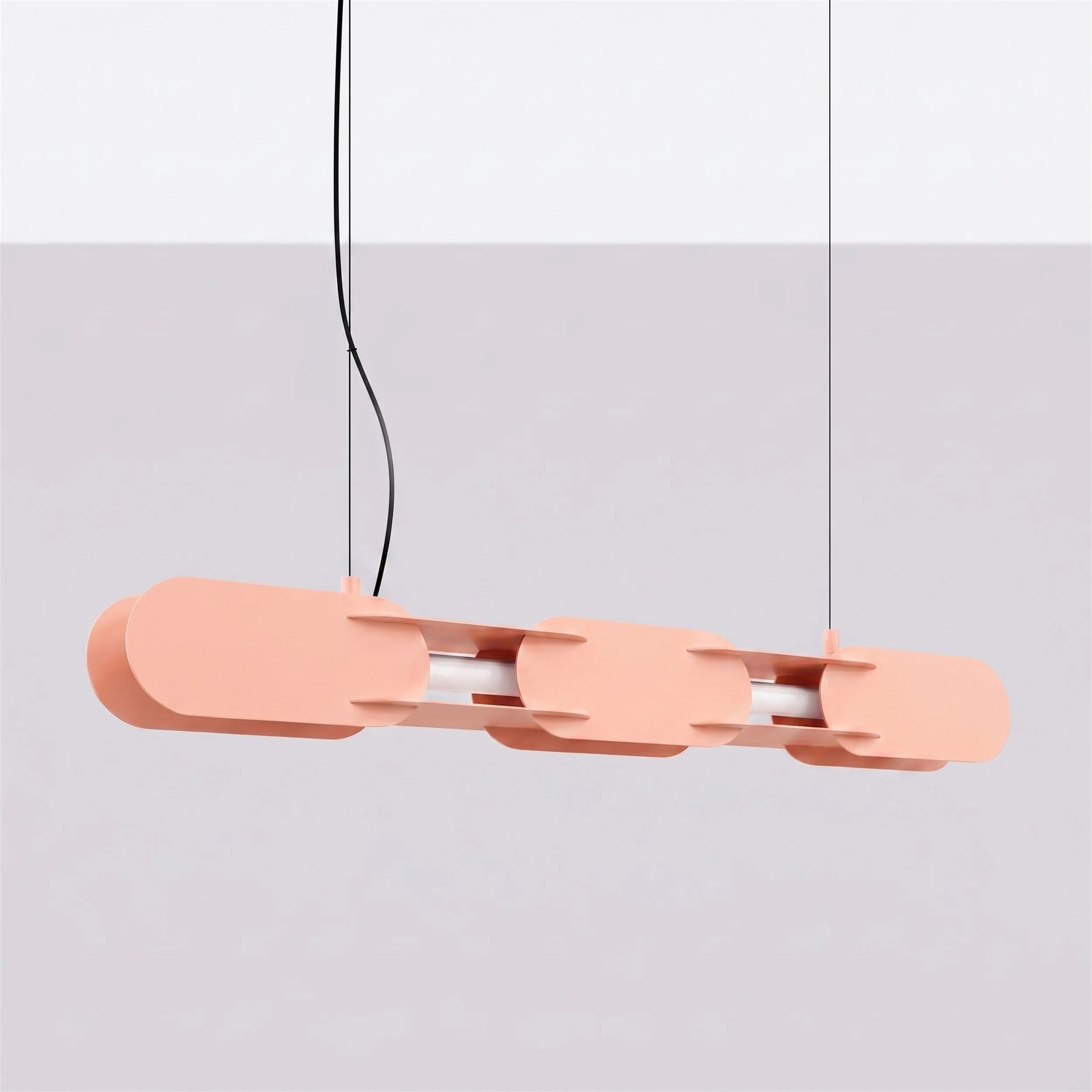 Lampa wisząca Chain 91 cm LED brzoskwiniowa - Image 2