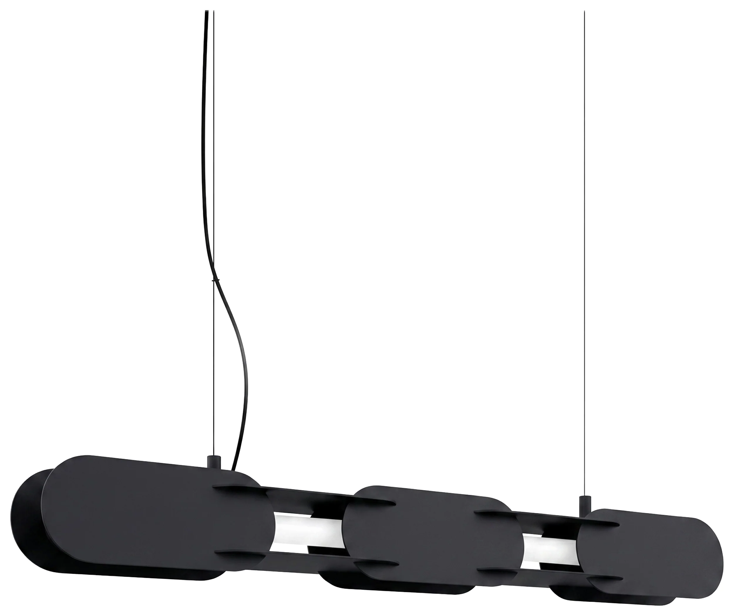 Lampa wisząca Chain 91 cm LED czarna