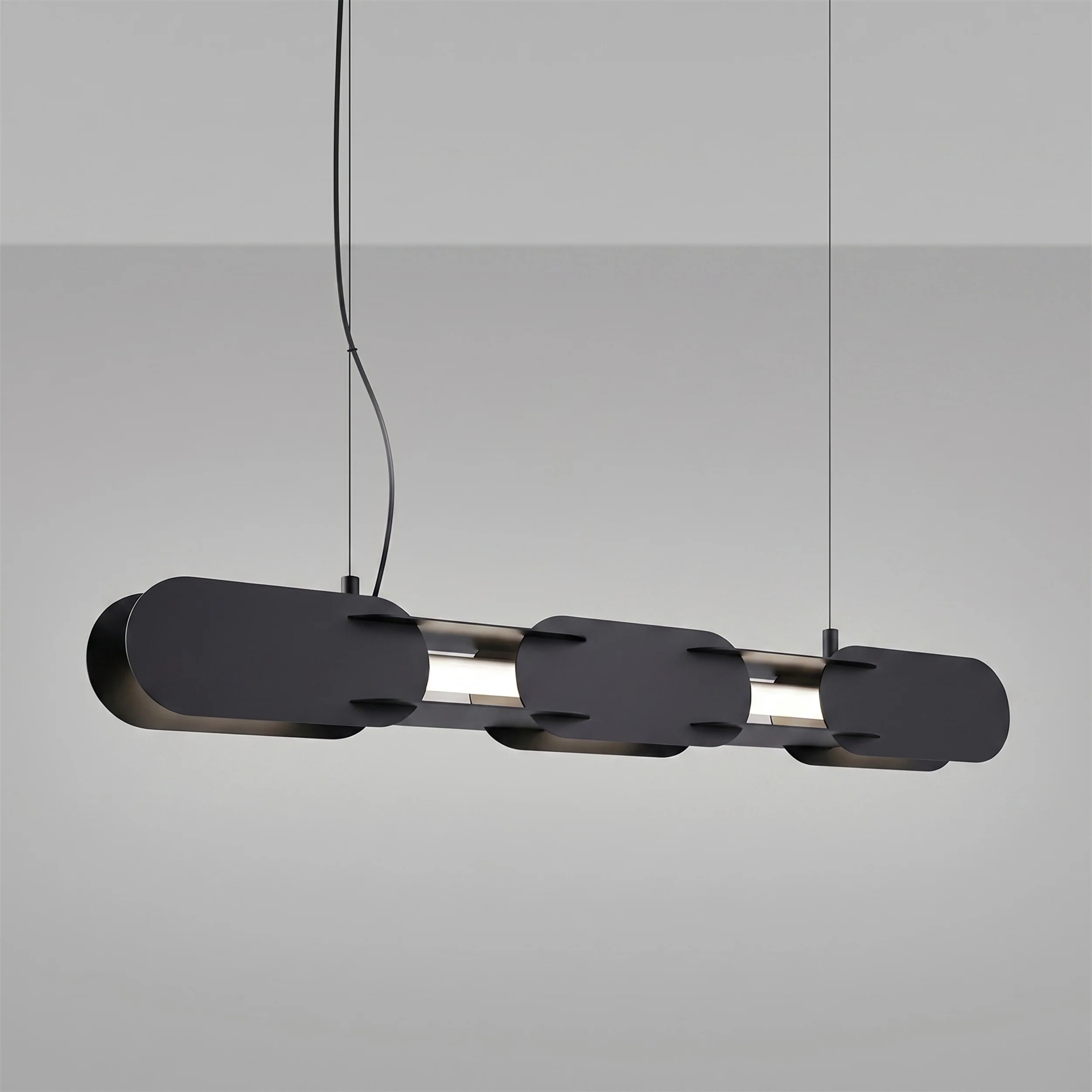 Lampa wisząca Chain 91 cm LED czarna - Image 3