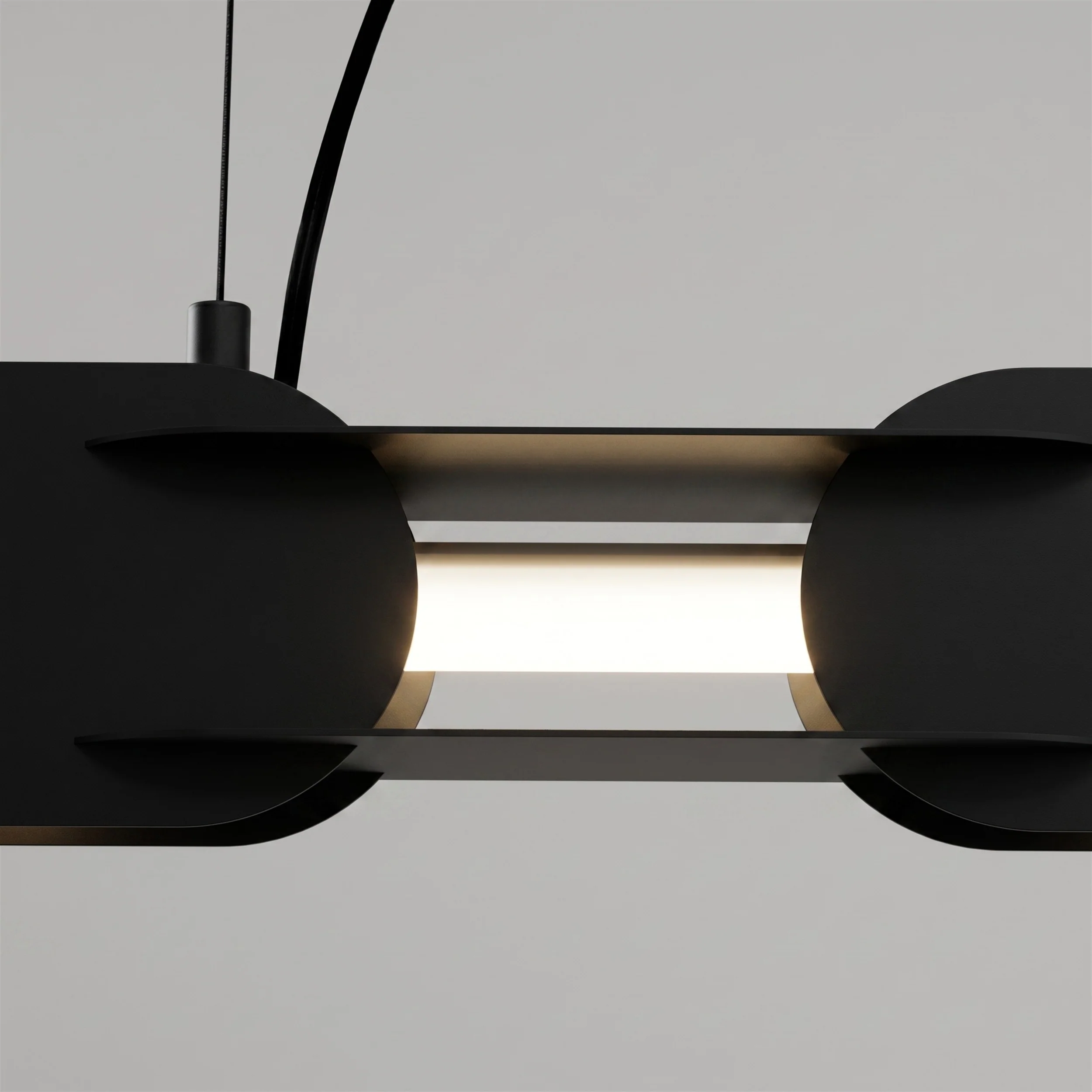 Lampa wisząca Chain 91 cm LED czarna - Image 4