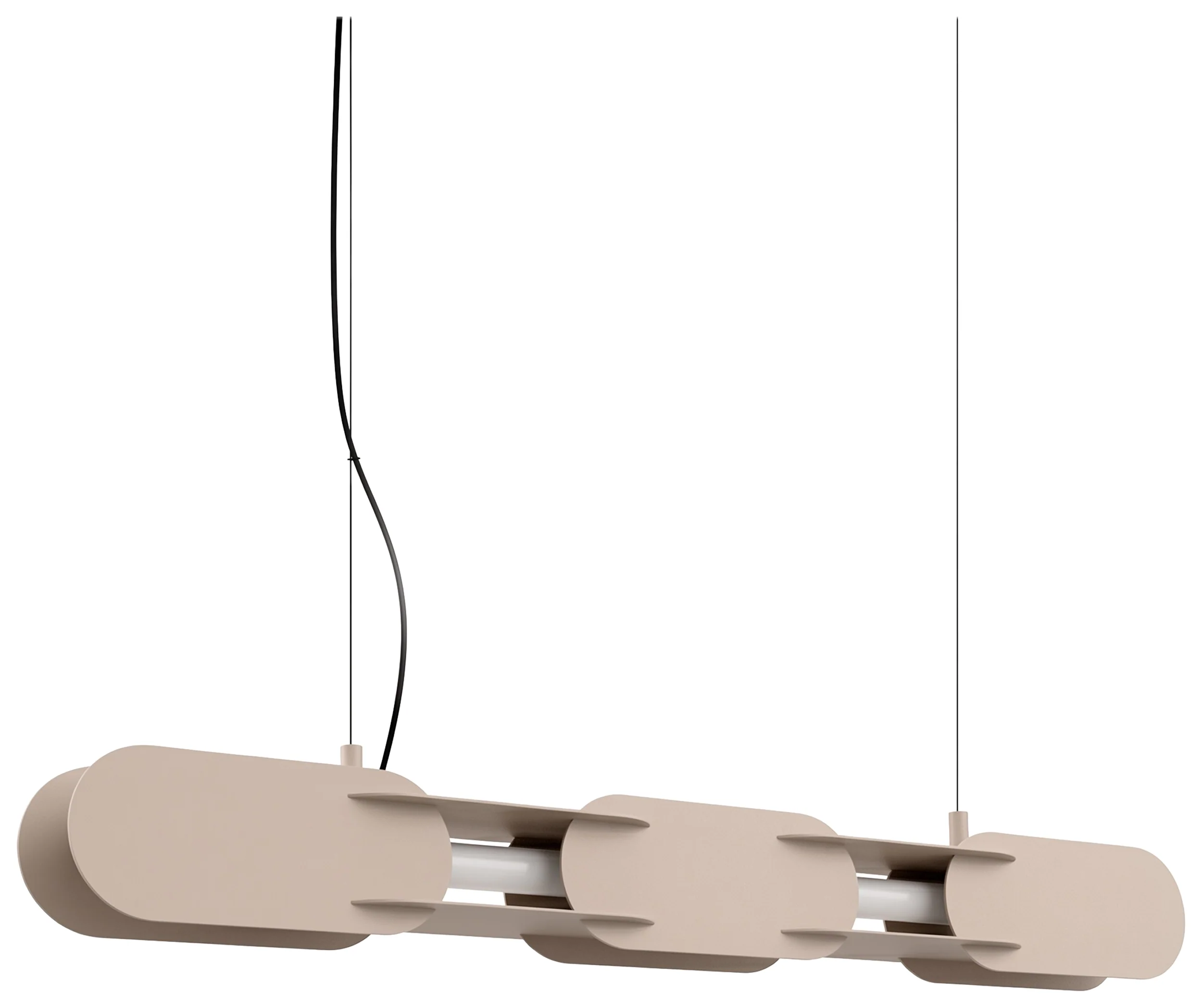Lampa wisząca Chain 91 cm LED taupe