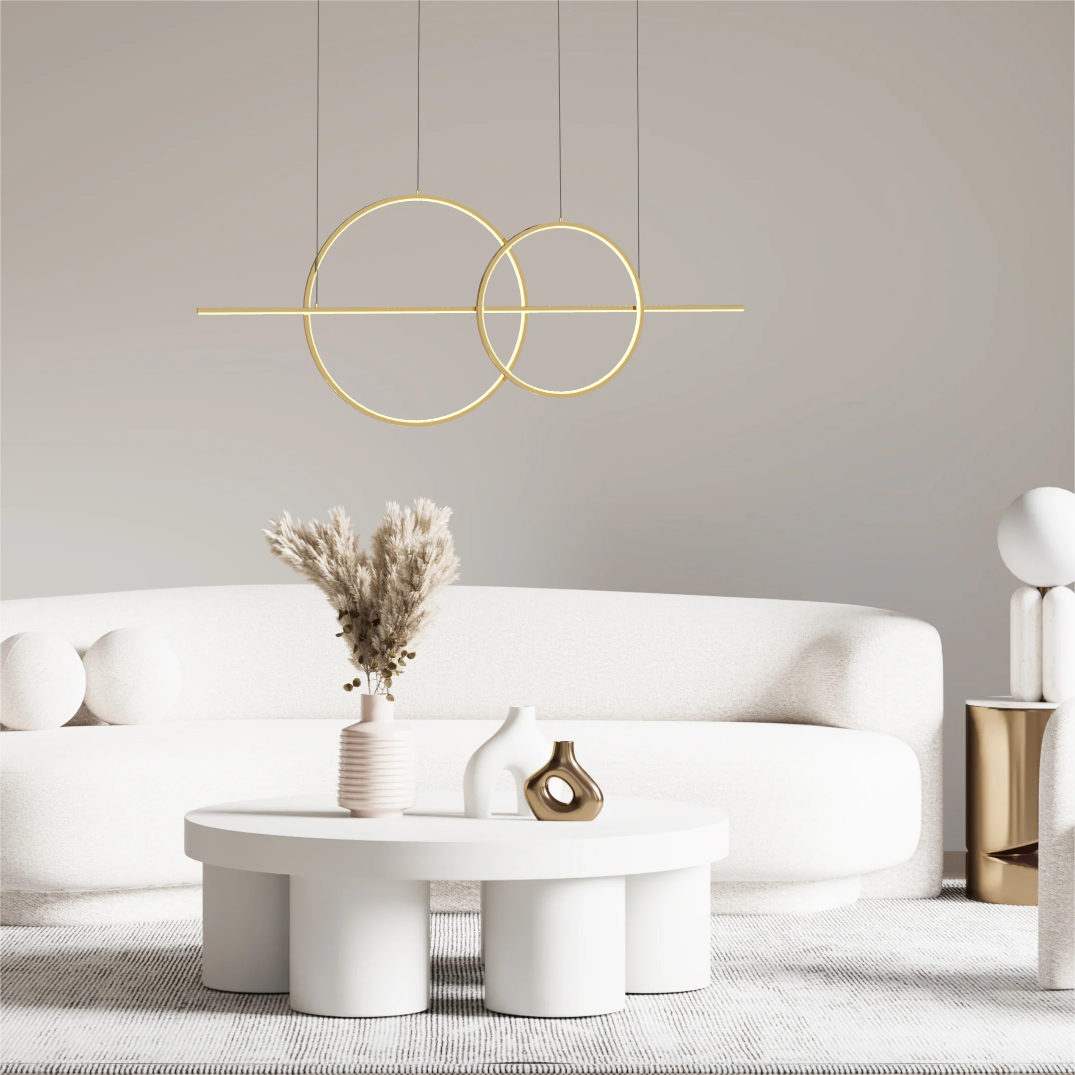 Lampa wisząca Cholet złota - Image 3