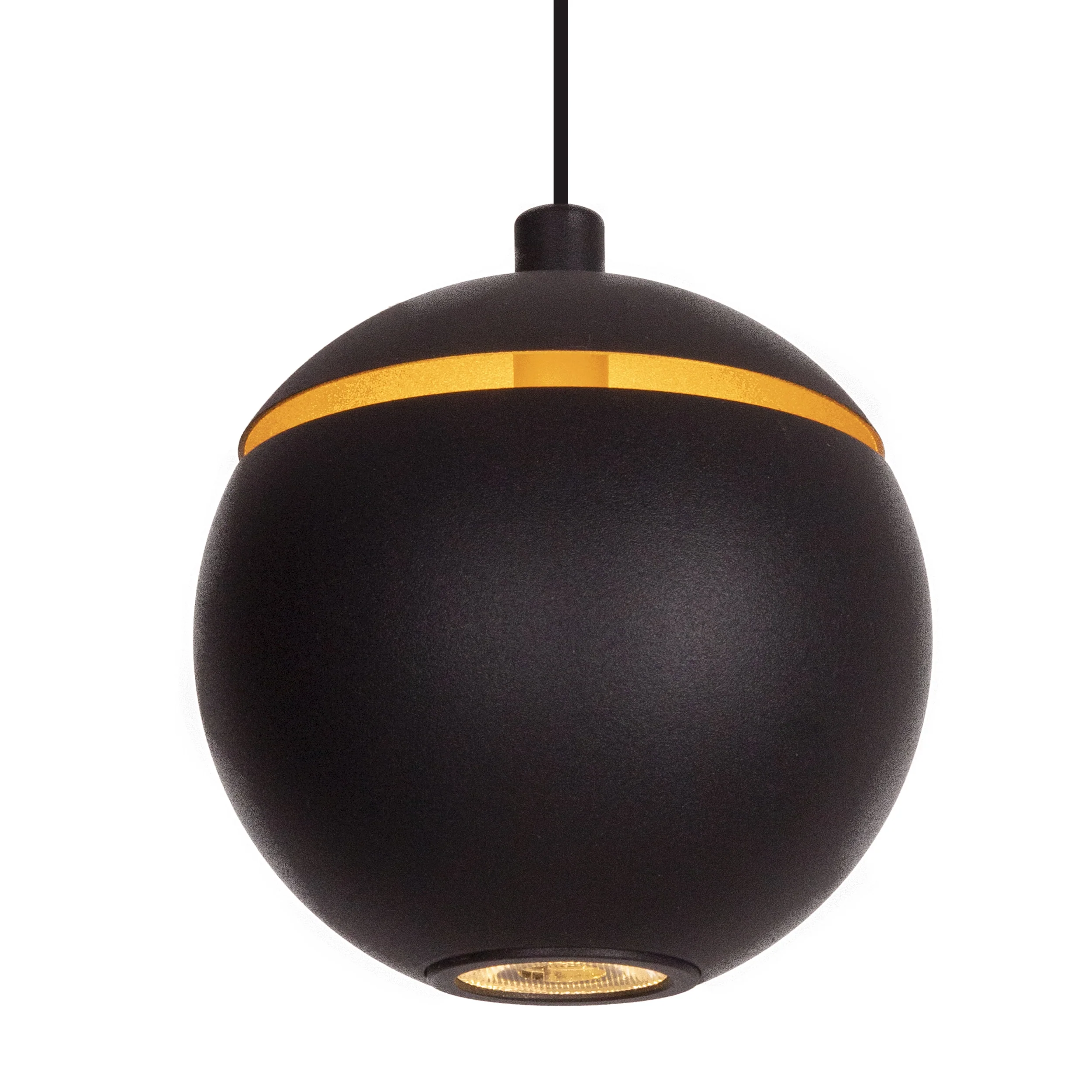 Lampa wisząca Cometshine czarno-złota - Image 3
