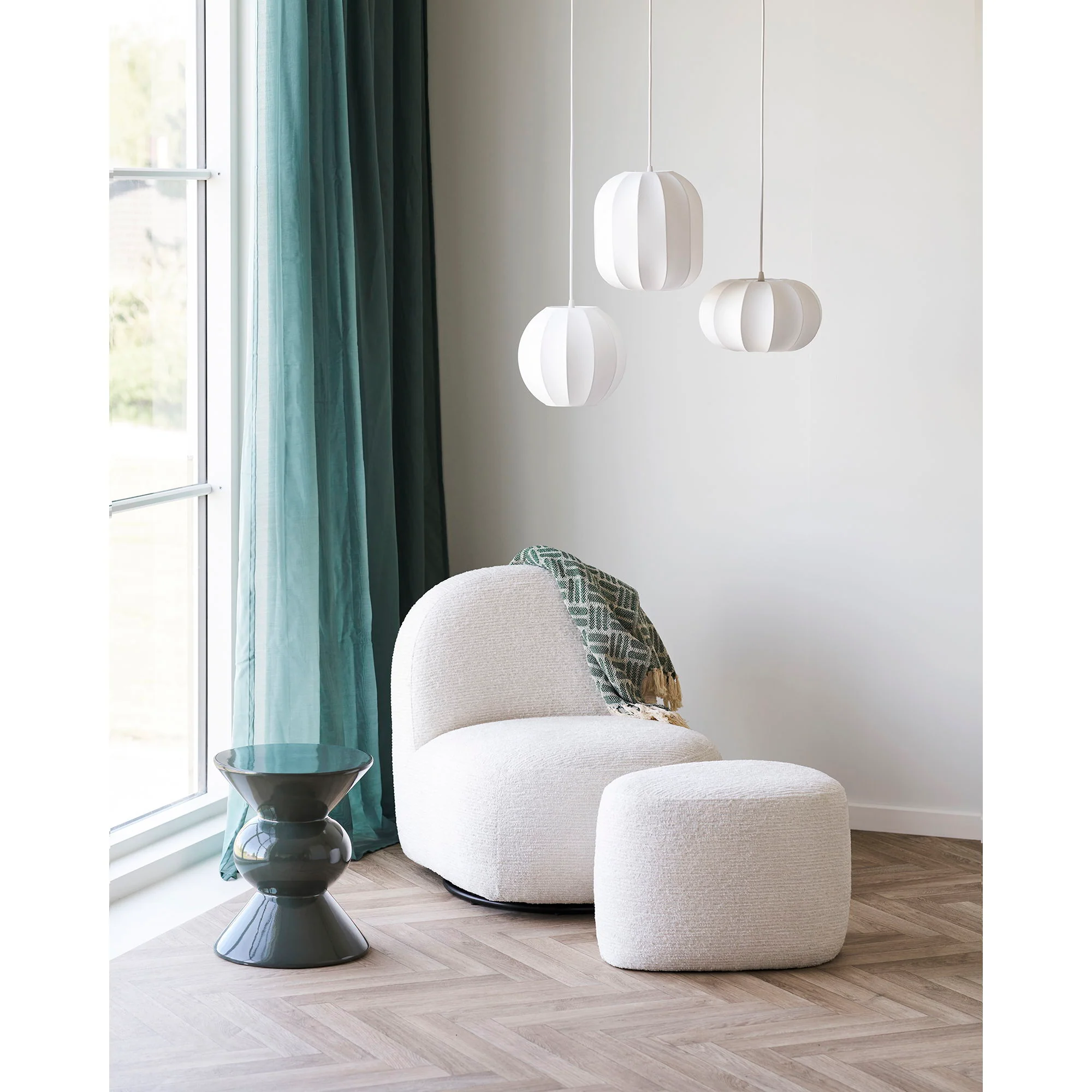 Lampa wisząca Coventry 25 cm biała - Image 2