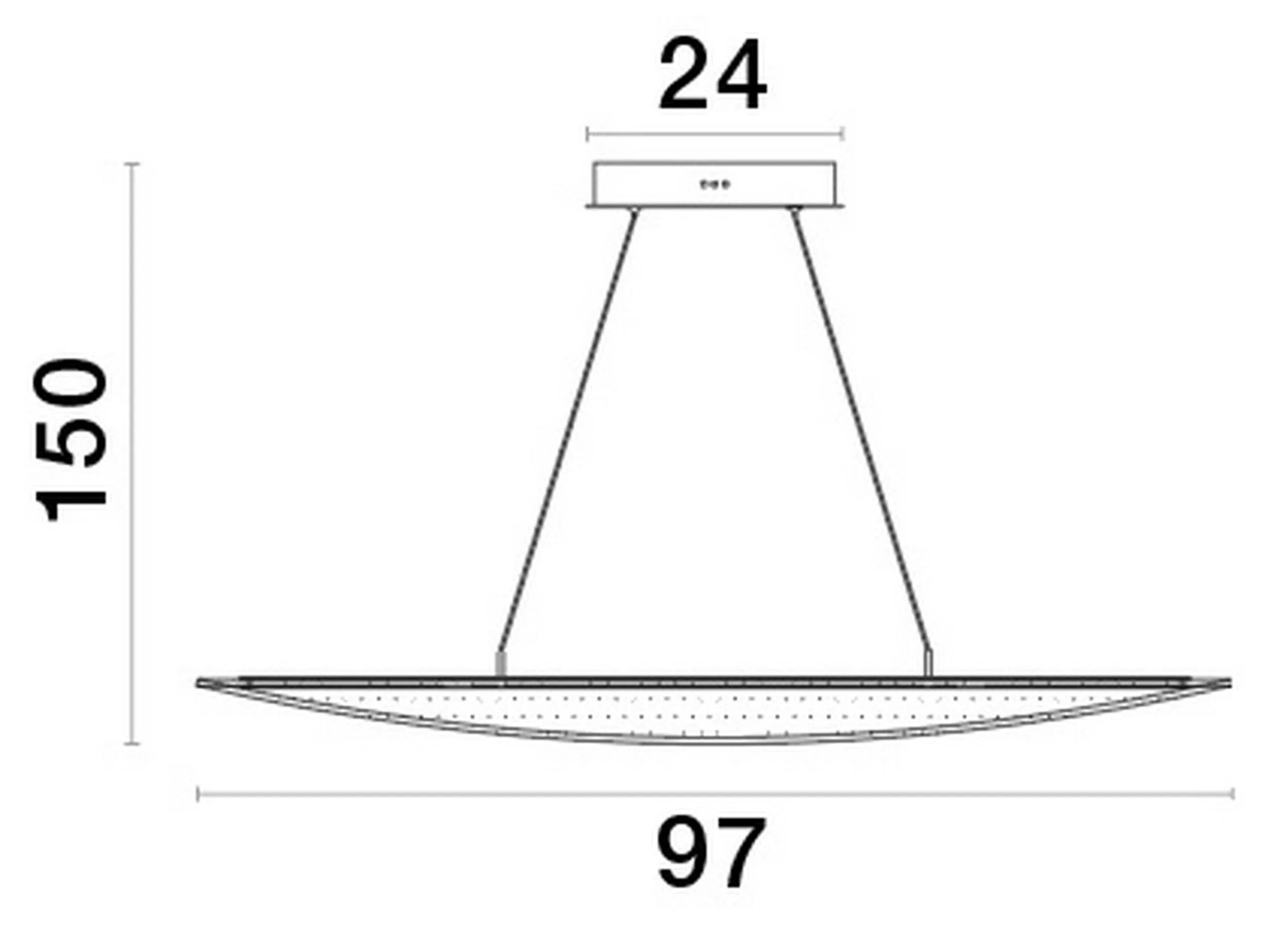 Lampa wisząca Domelines LED złota - Image 4