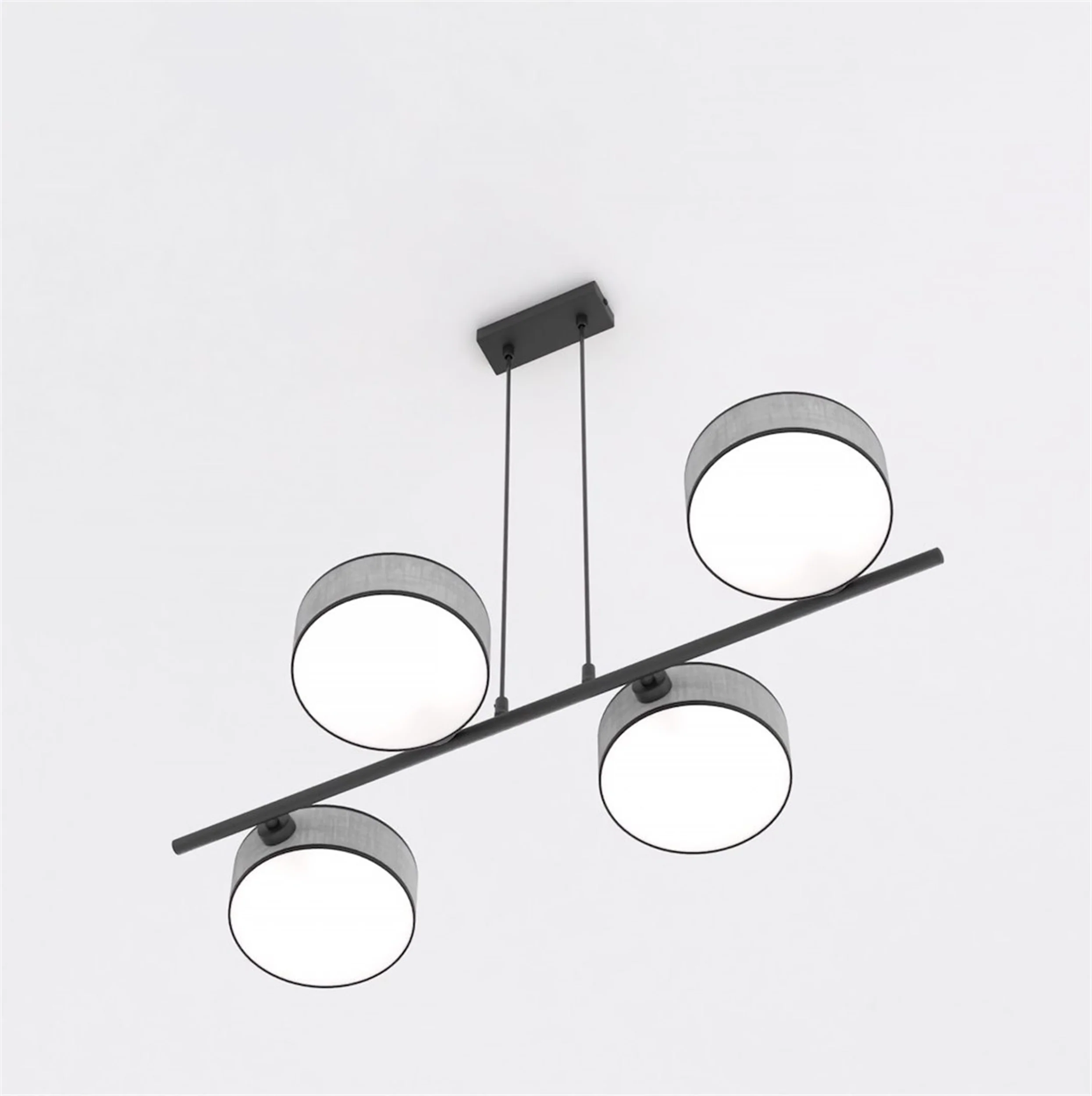 Lampa wisząca Drumz x4 szara - Image 4