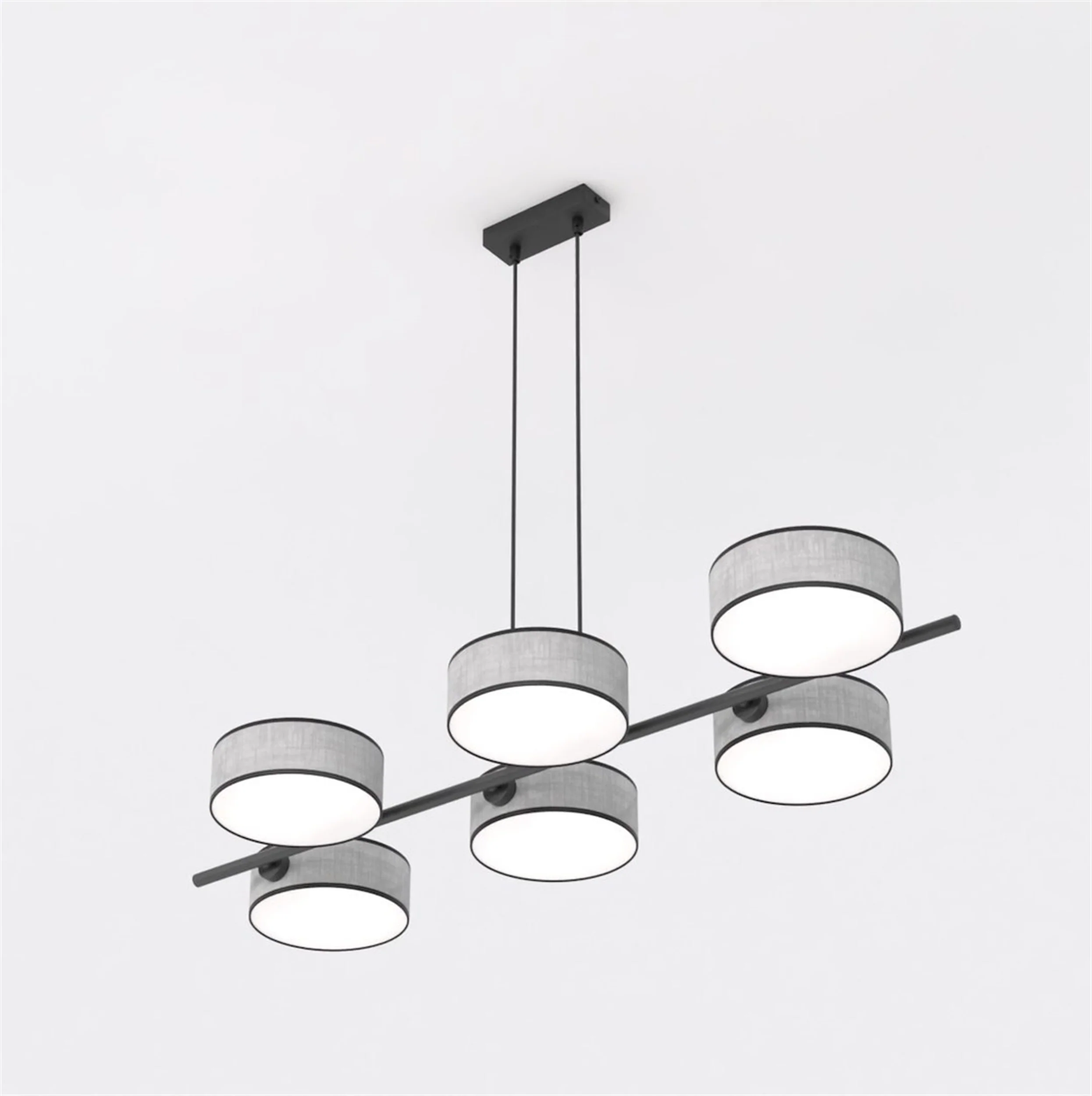 Lampa wisząca Drumz x6 szara - Image 2
