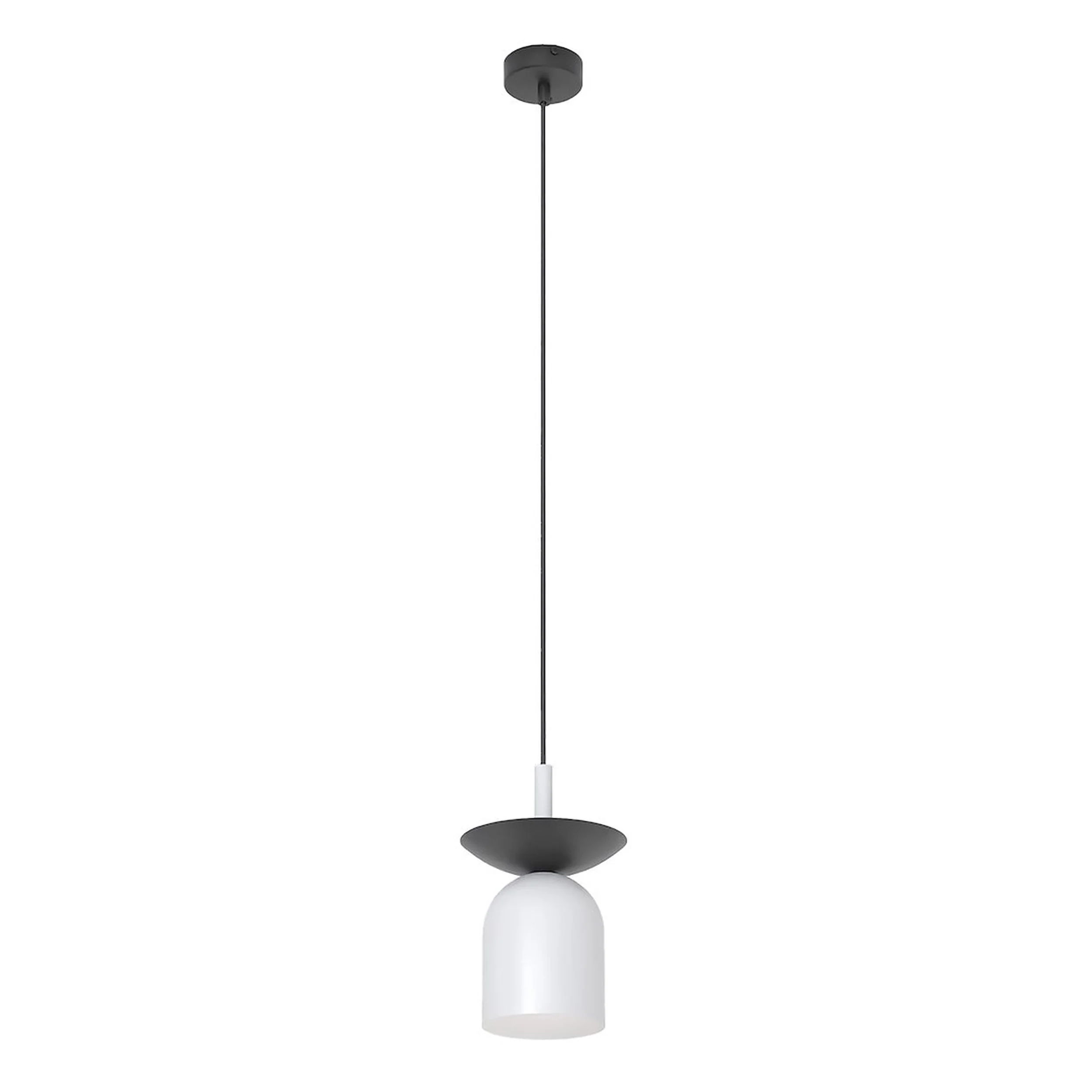 Lampa wisząca Ego czarny/ciepły szary