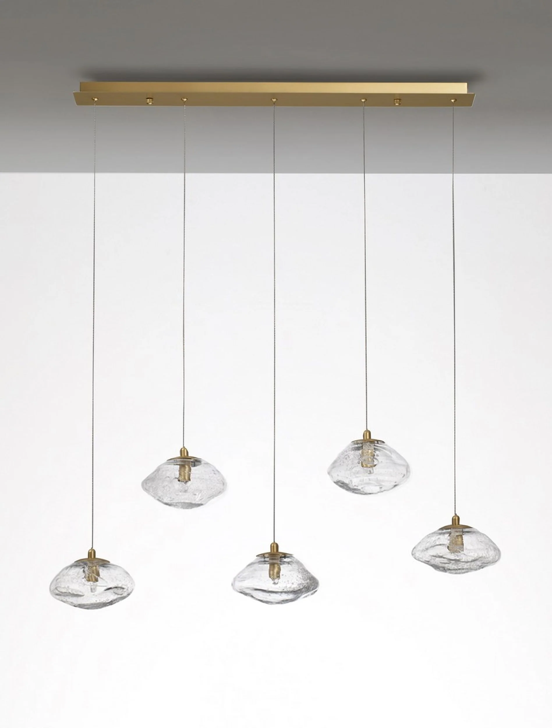 Lampa wisząca Elanke x5 złota - Image 2