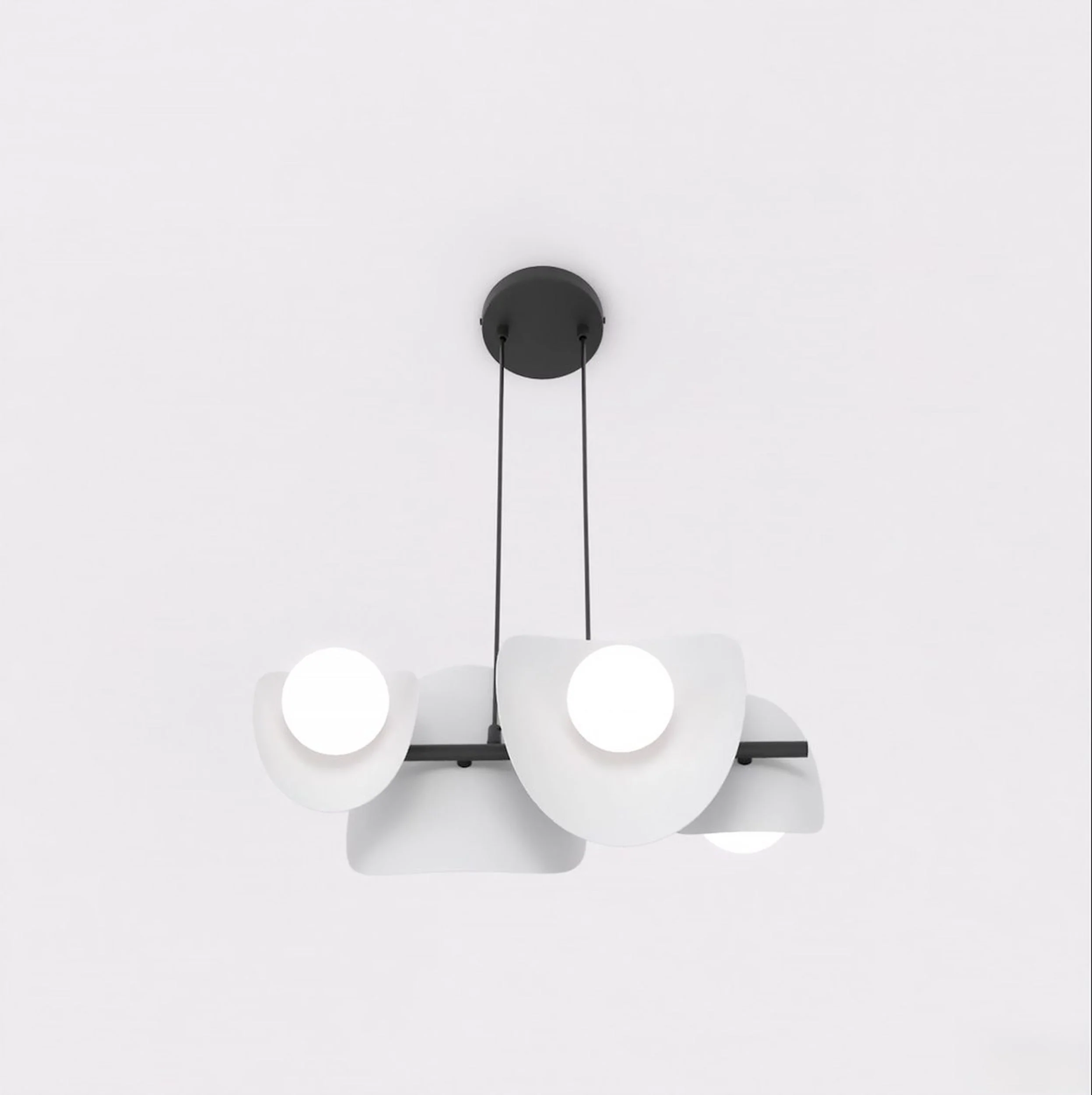 Lampa wisząca Elementi x4 ciepły szary - Image 3