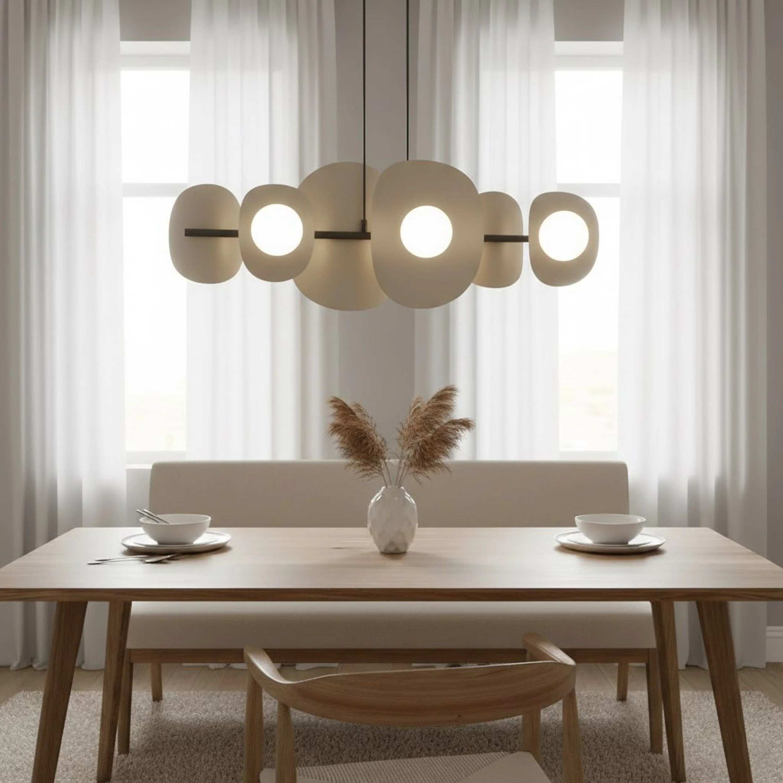 Lampa wisząca Elementi x6 mokka - Image 2