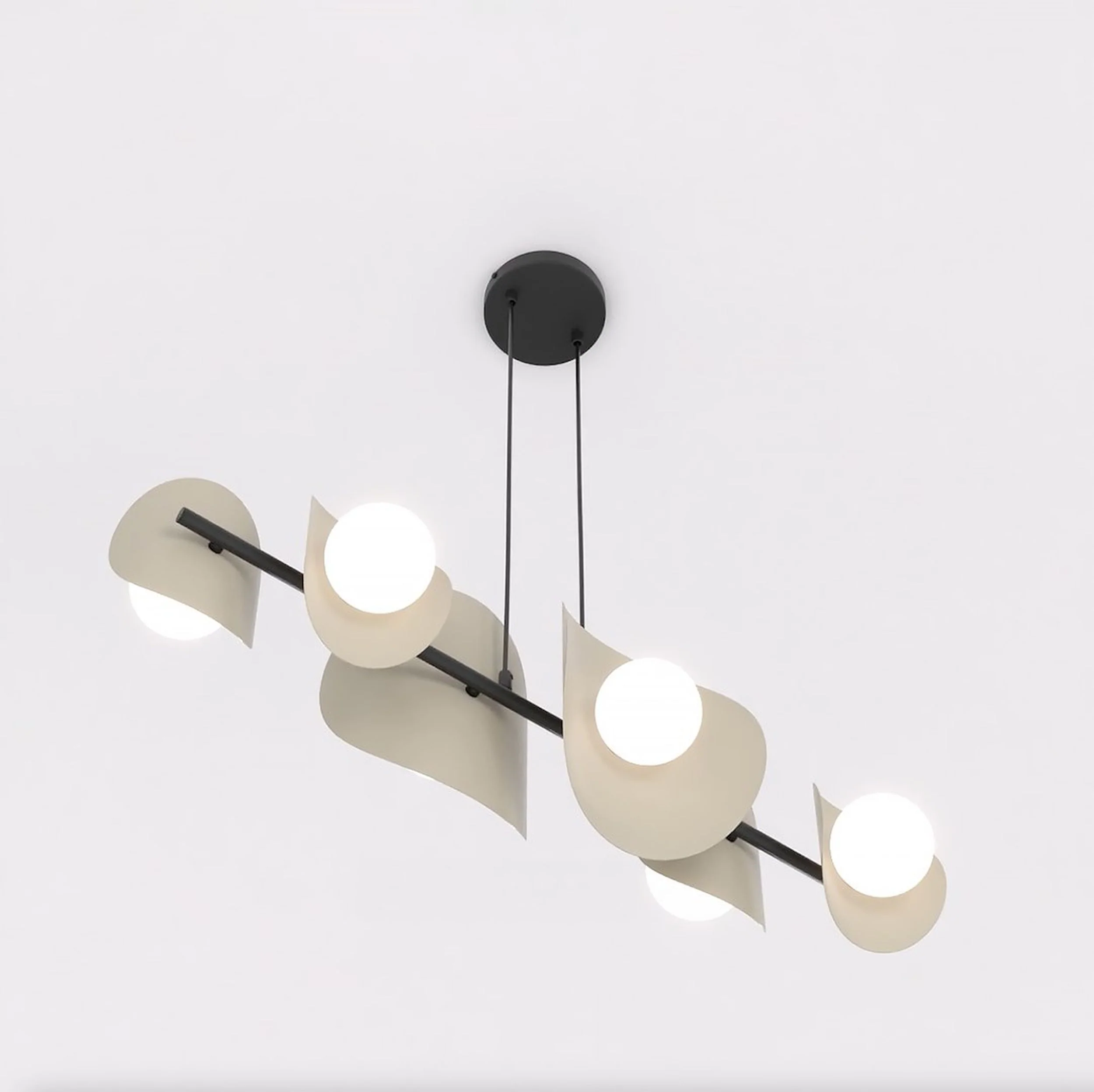 Lampa wisząca Elementi x6 mokka - Image 3
