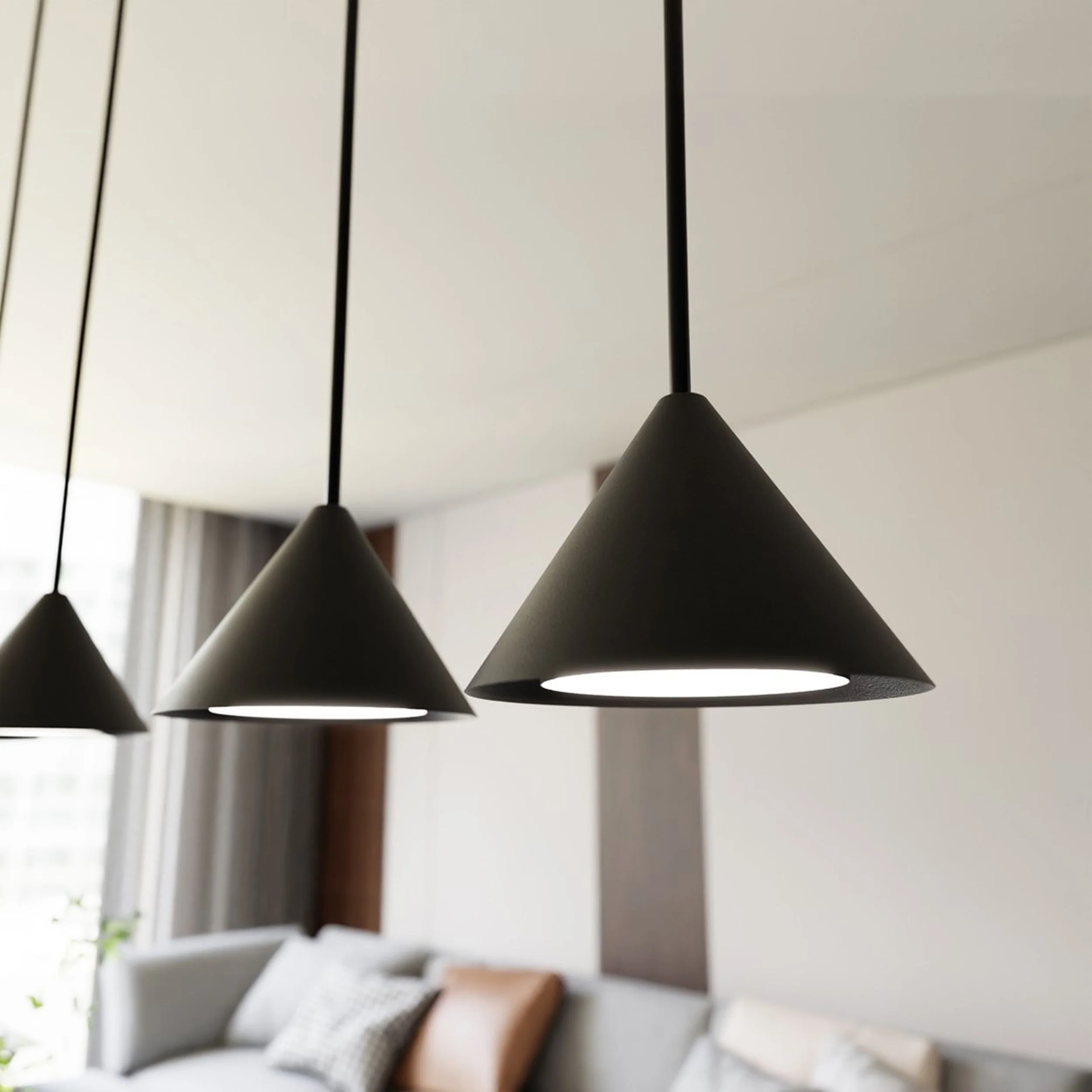 Lampa wisząca Elit czarna x1 - Image 5