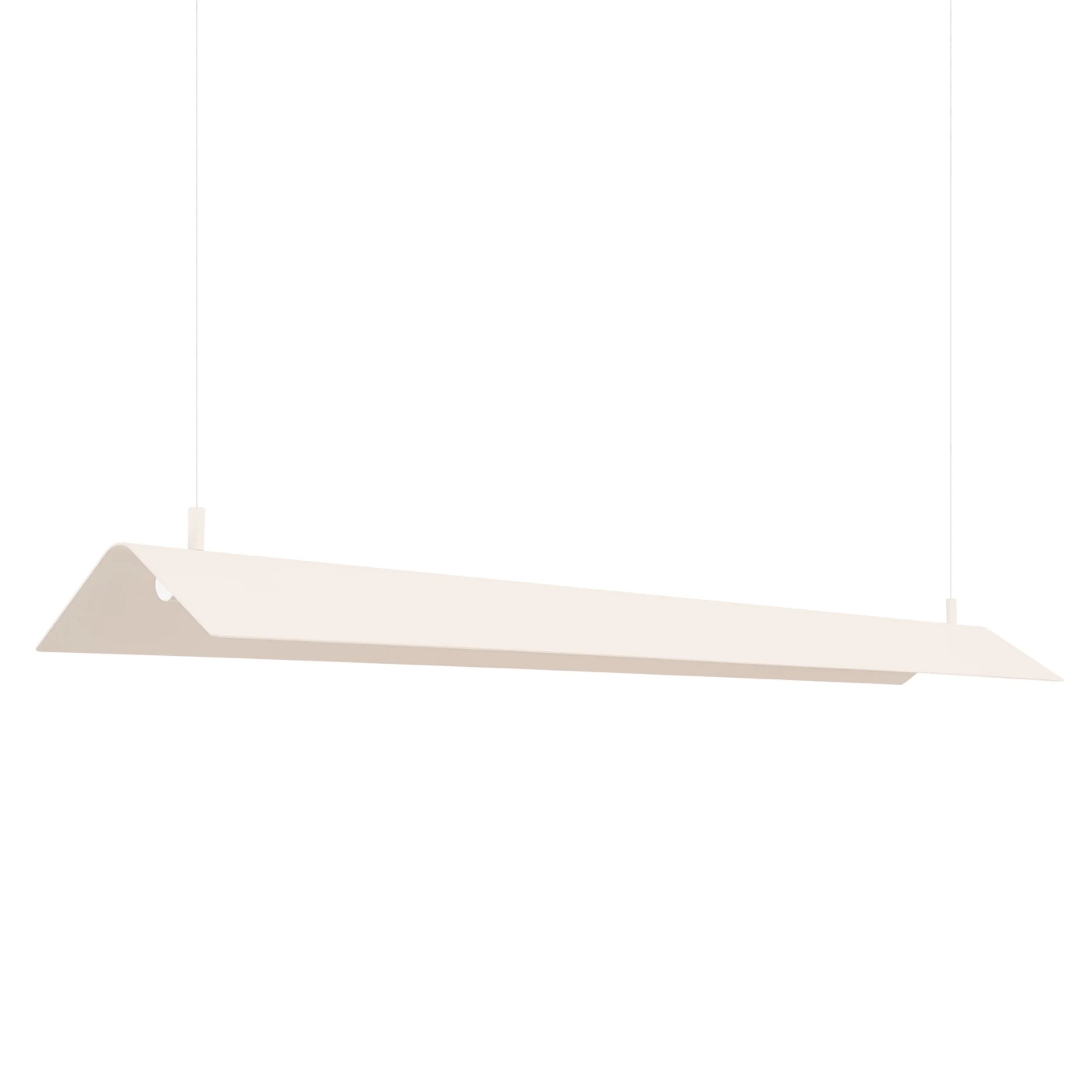 Lampa wisząca Elva beżowa LED barwa ciepła