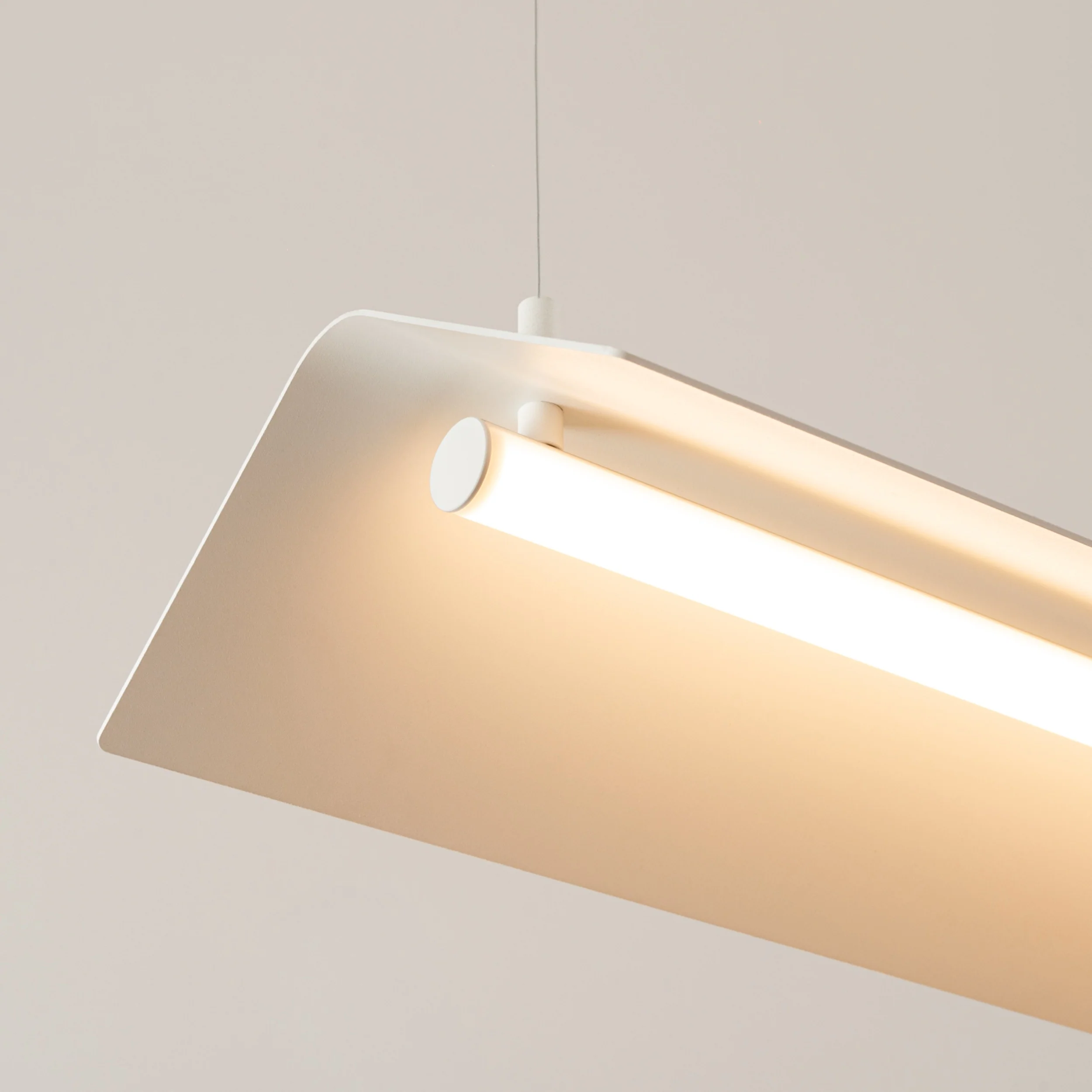 Lampa wisząca Elva beżowa LED barwa ciepła - Image 7