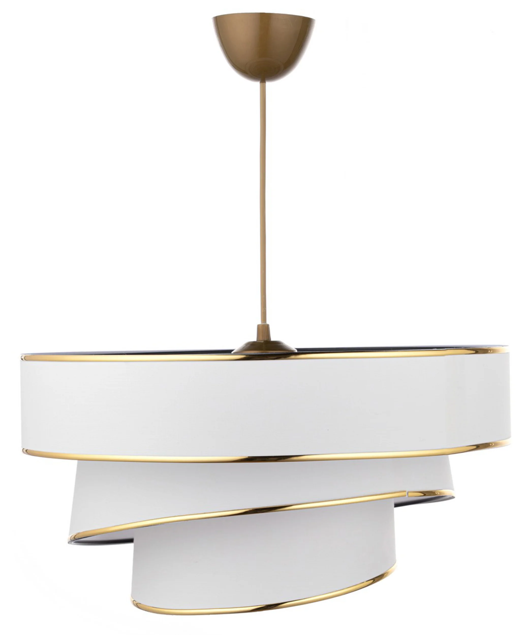 Lampa wisząca Encolust biały/złoty