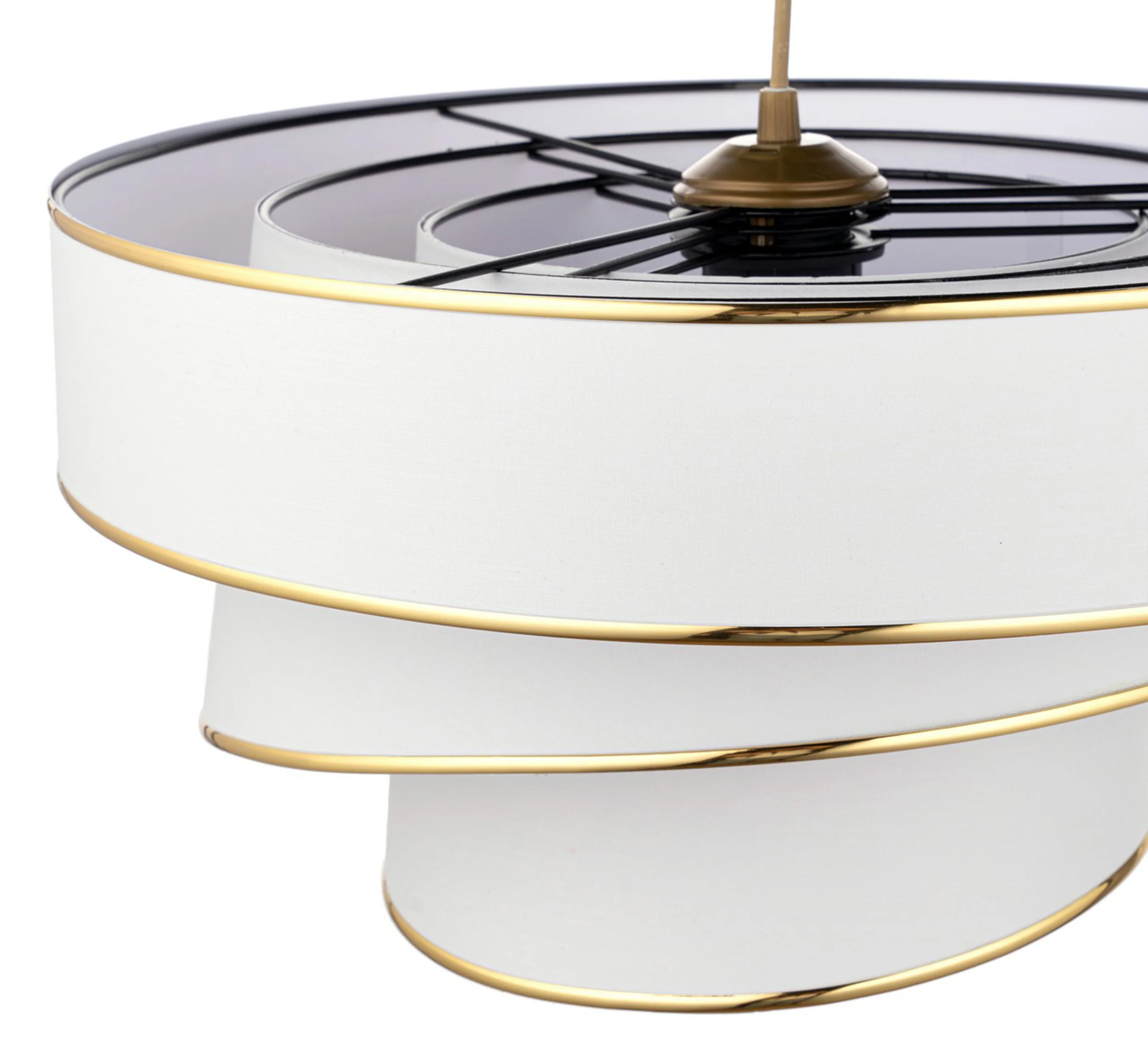 Lampa wisząca Encolust biały/złoty - Image 3