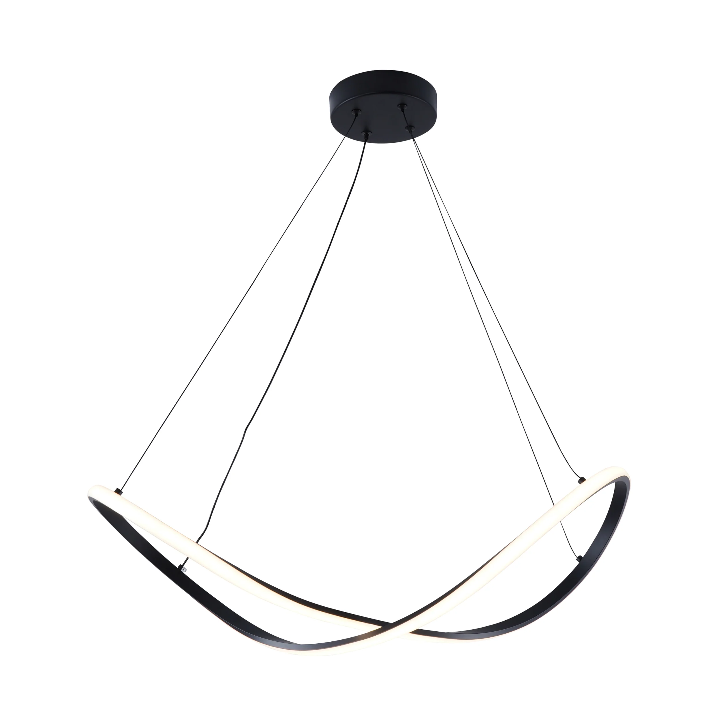 Lampa wisząca Erda czarna