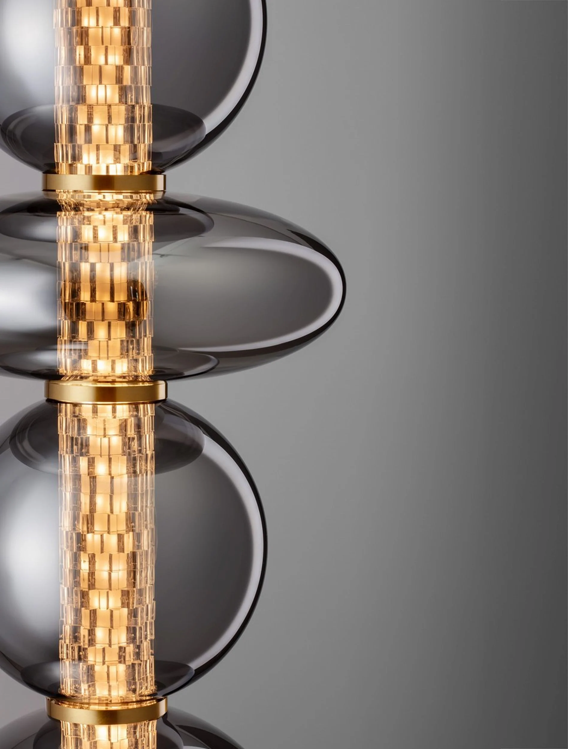 Lampa wisząca Evences II LED czarno-złota - Image 6