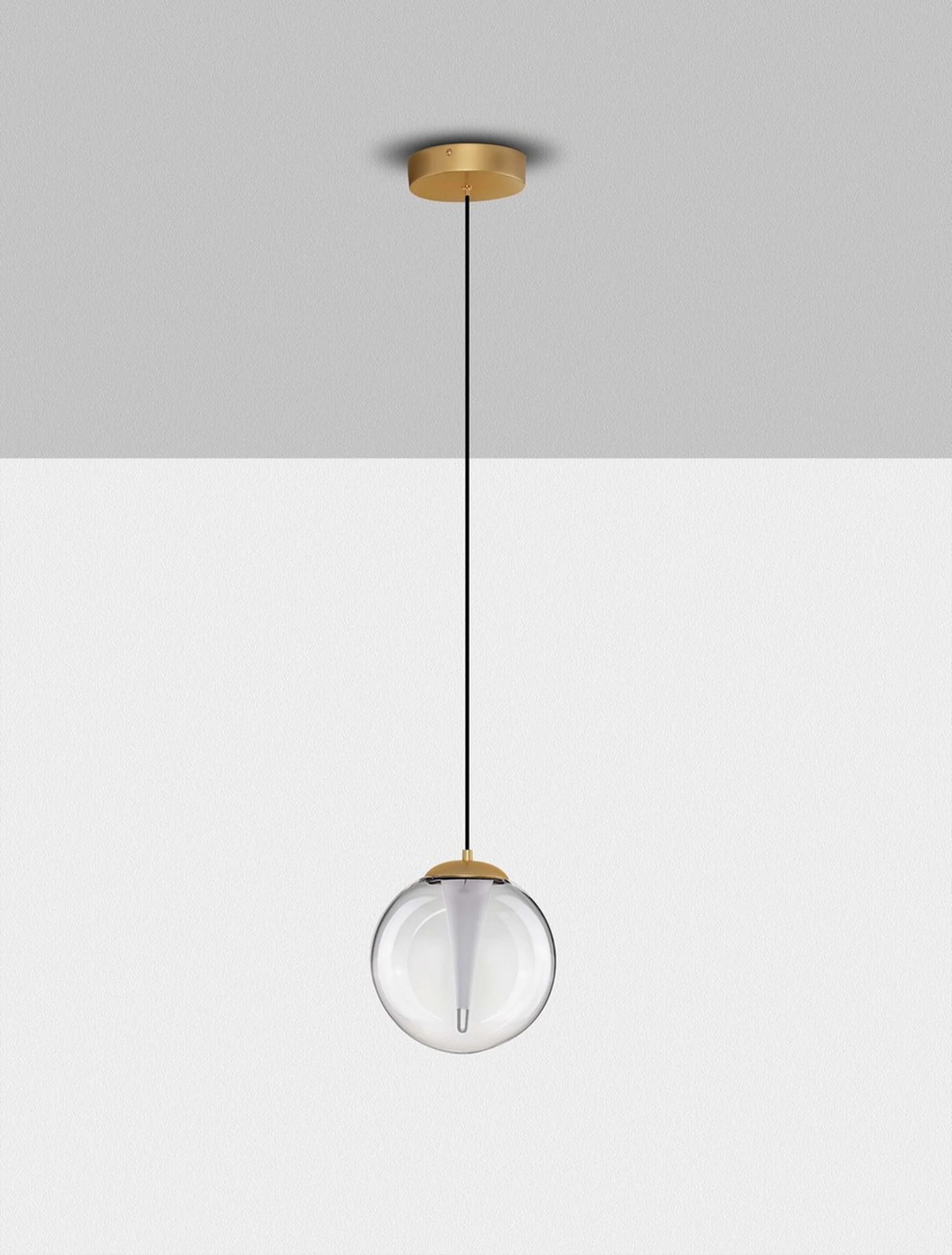 Lampa wisząca Eviline LED x1 złota - Image 3
