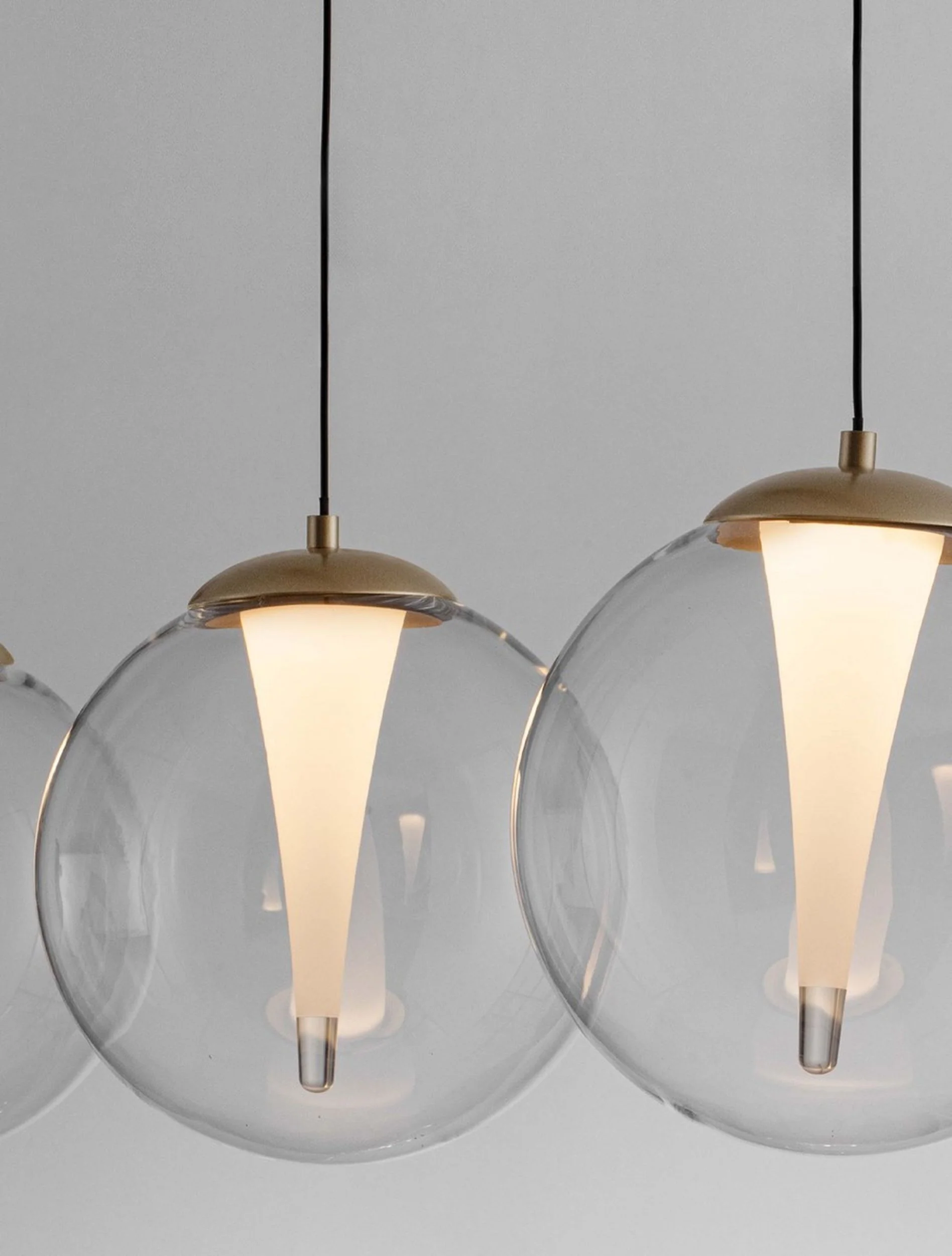 Lampa wisząca Eviline LED x4 złota - Image 5