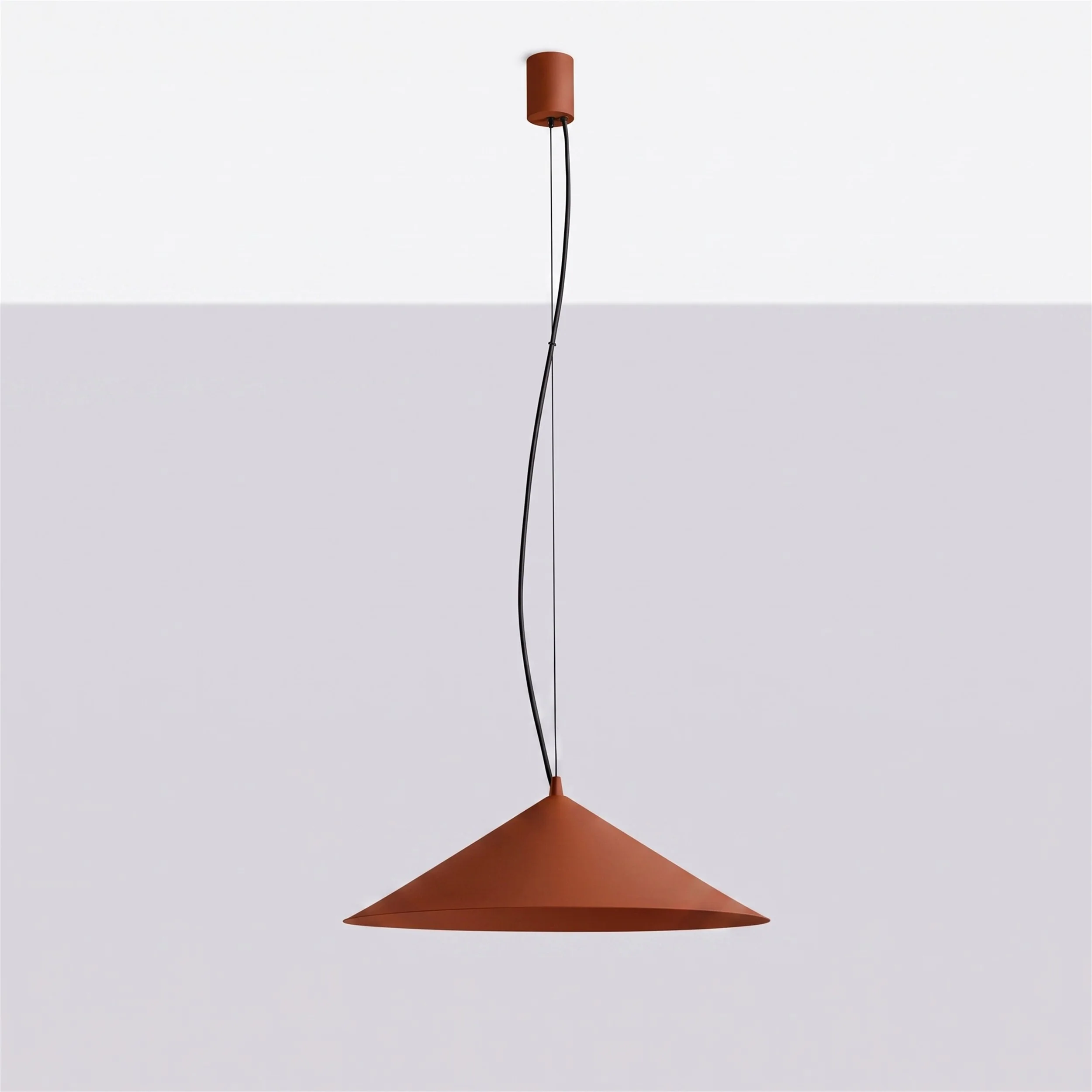 Lampa wisząca Fint LED ochra czerwona - Image 8