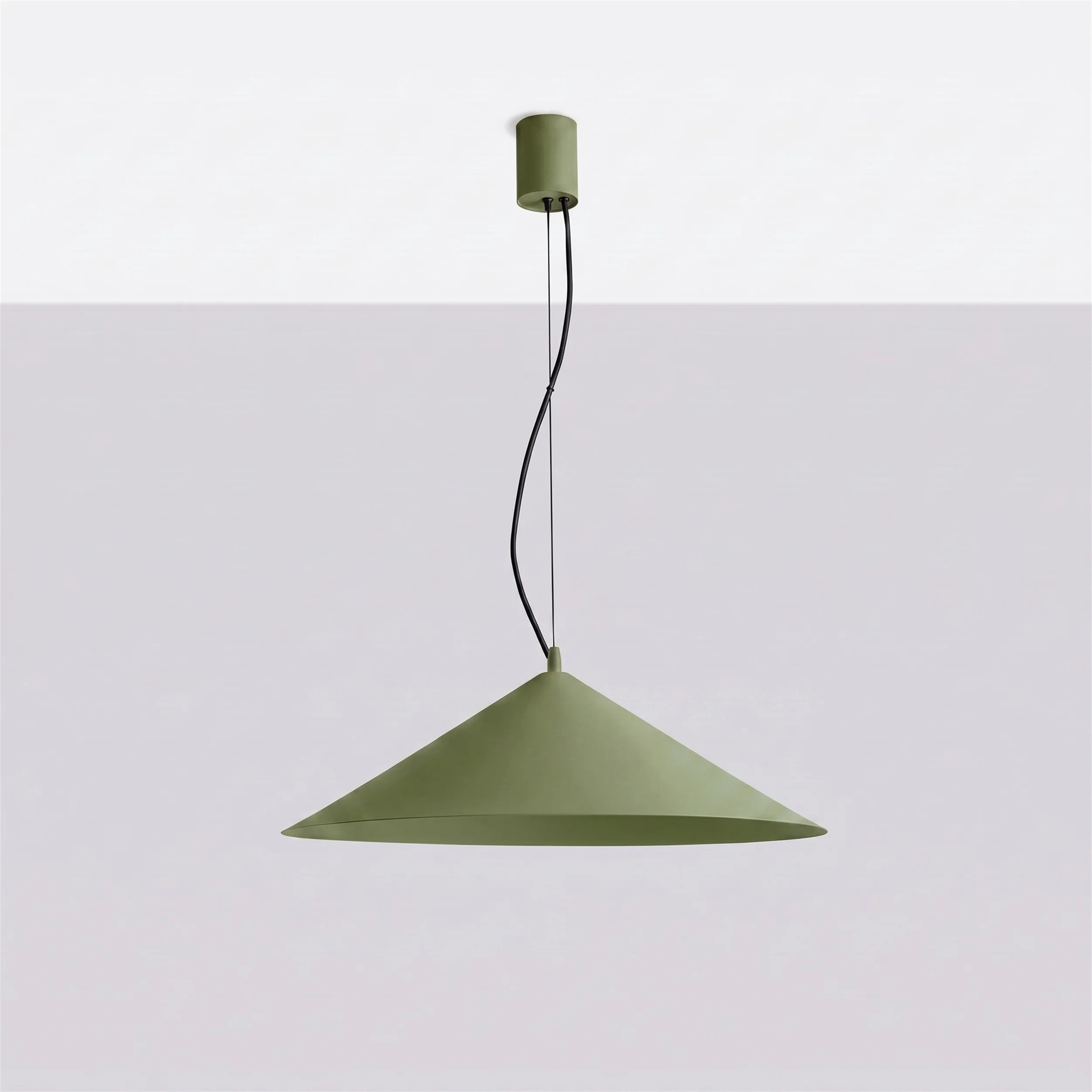 Lampa wisząca Fint LED zielona oliwka - Image 2