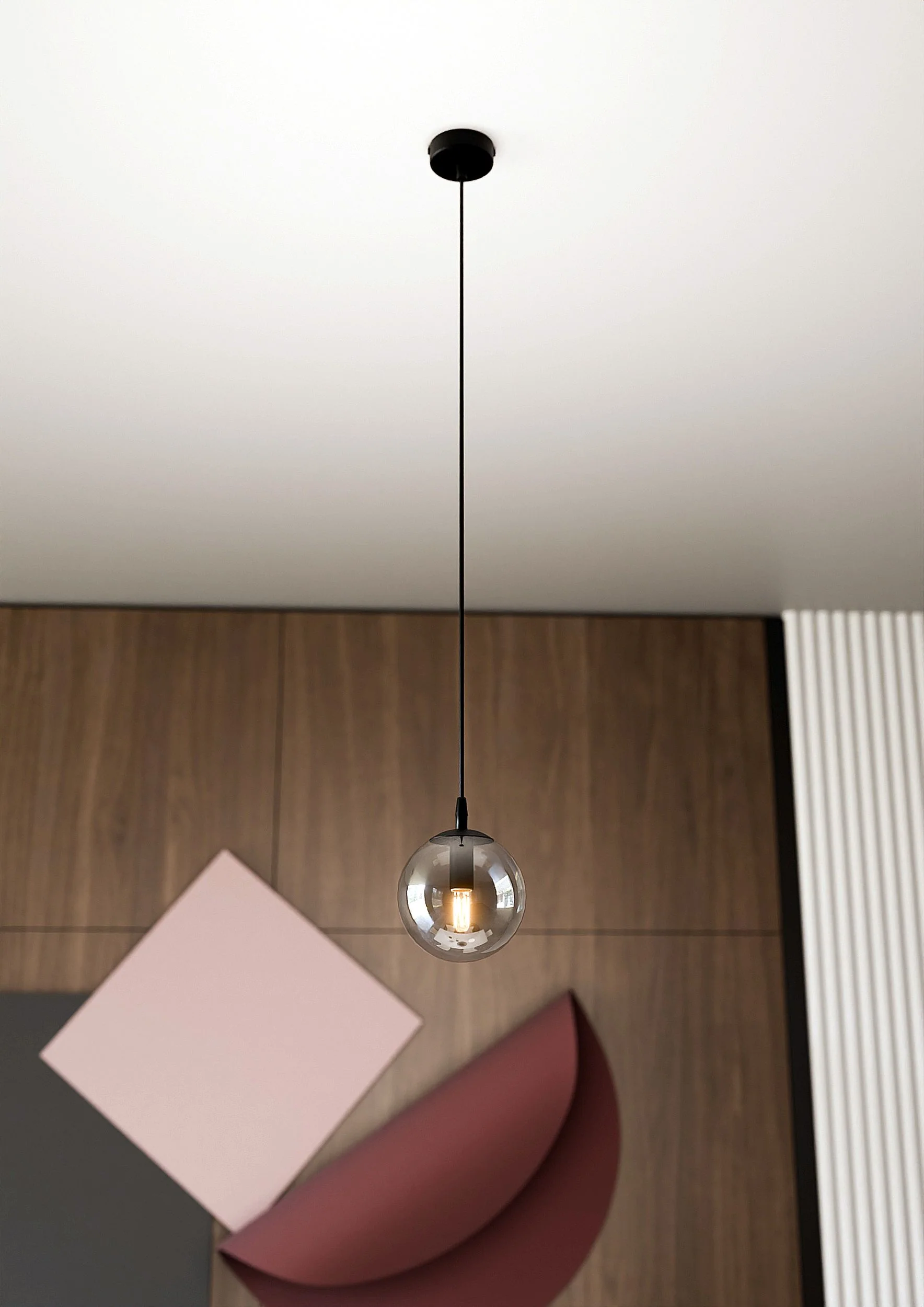 Lampa wisząca Fregene grafitowa - Image 4