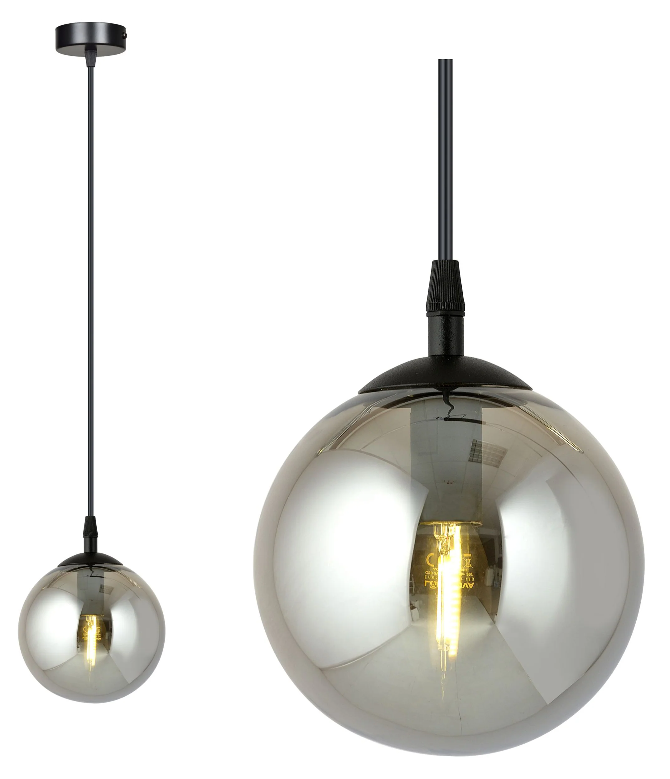 Lampa wisząca Fregene grafitowa - Image 7