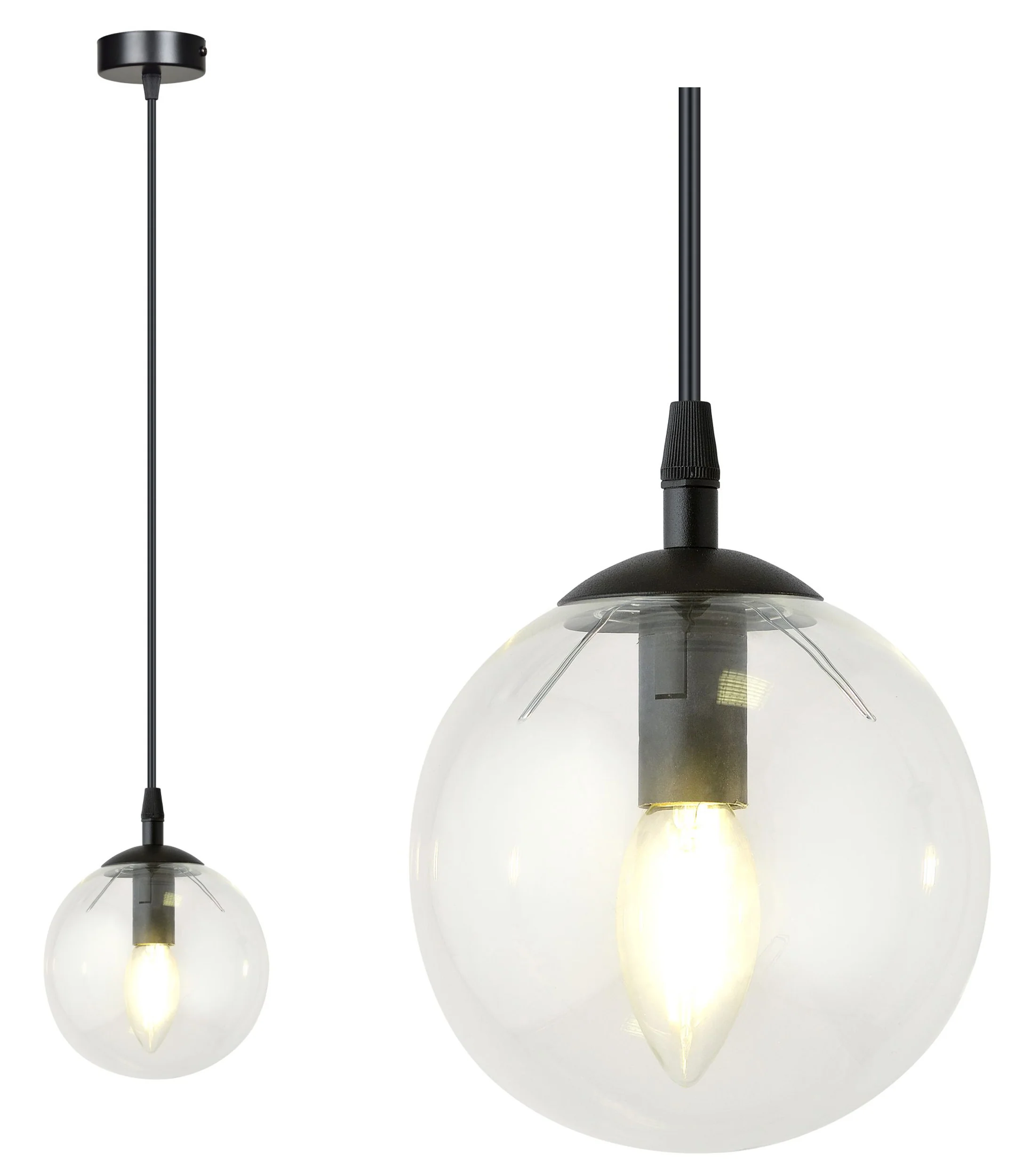 Lampa wisząca Fregene transparentna - Image 8