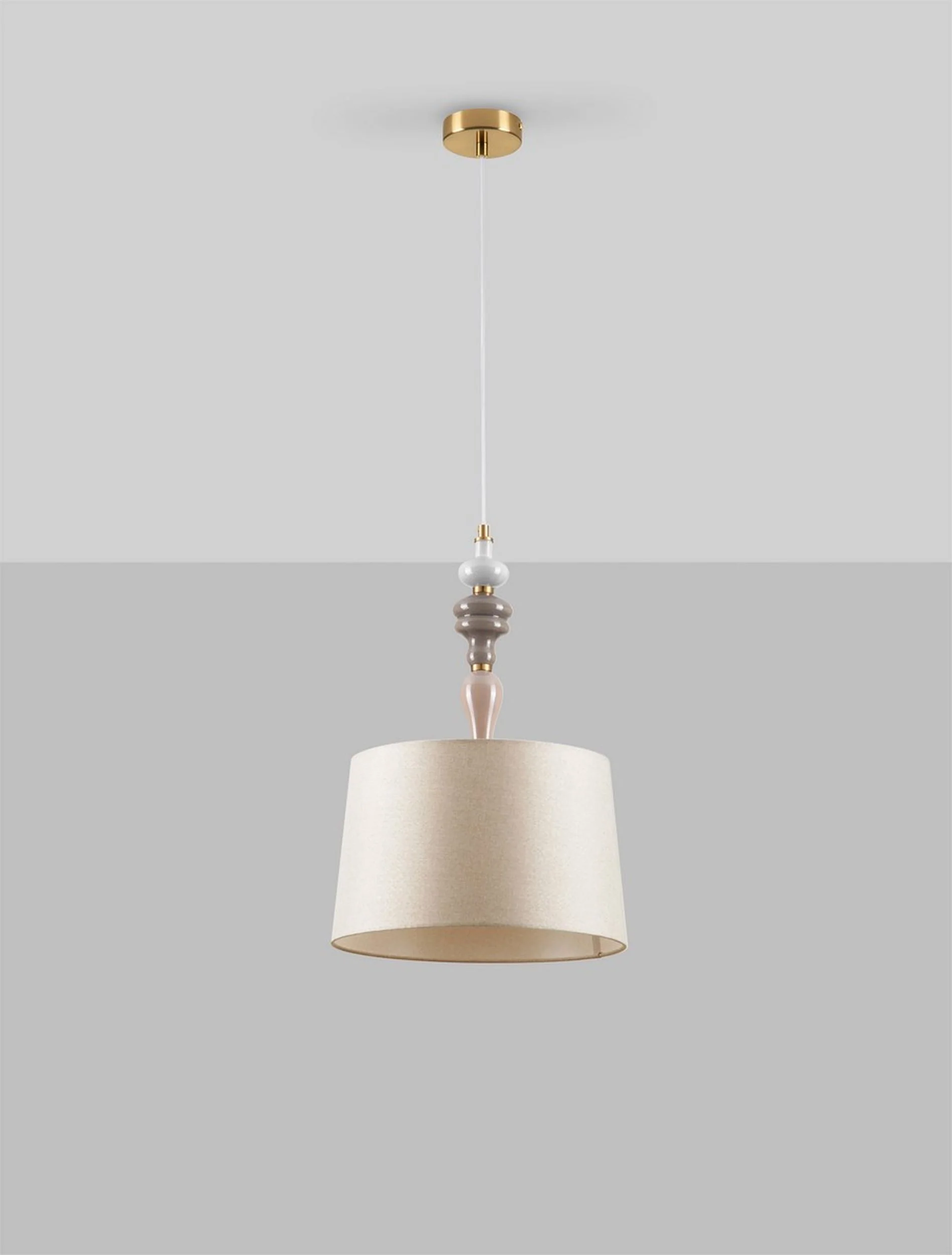 Lampa wisząca Grappine złoto-beżowa - Image 3