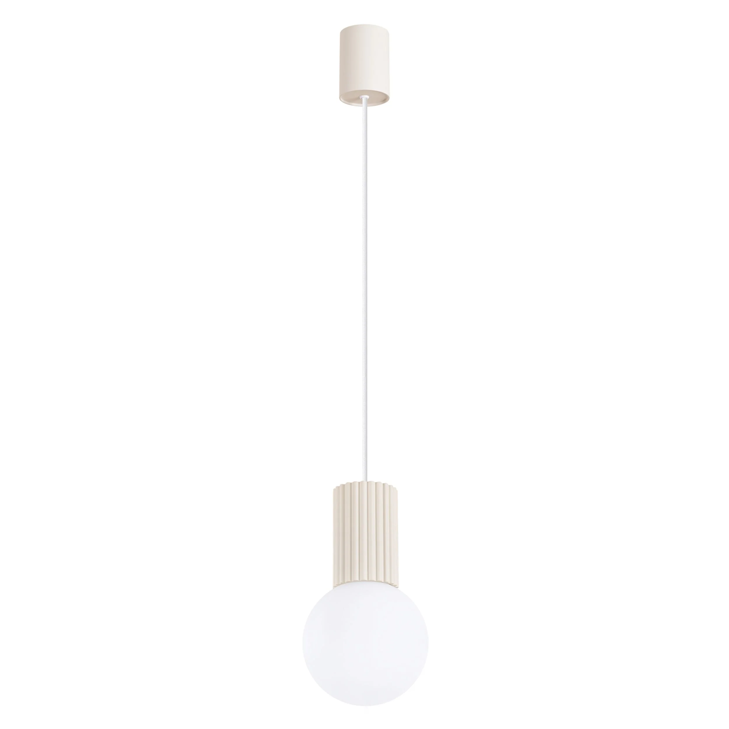 Lampa wisząca Halo 1 beżowa