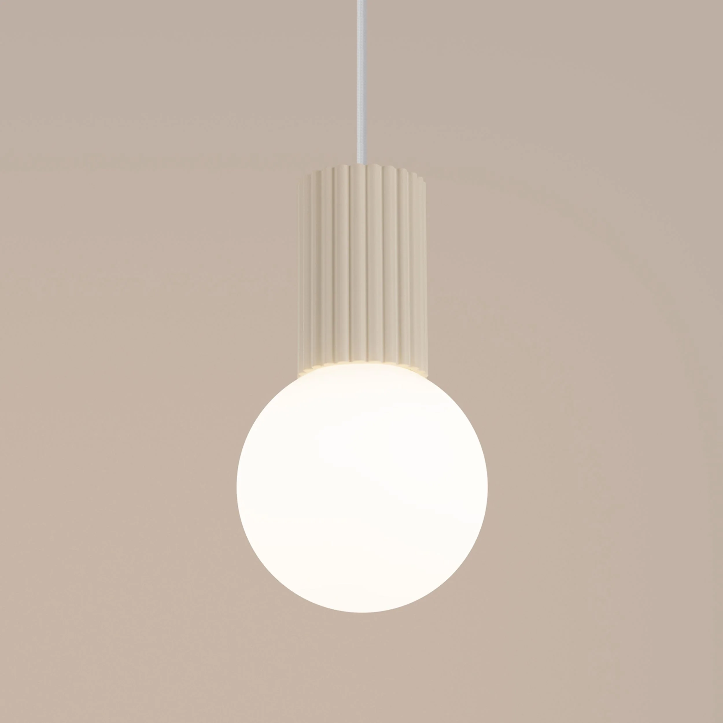 Lampa wisząca Halo 1 beżowa - Image 7