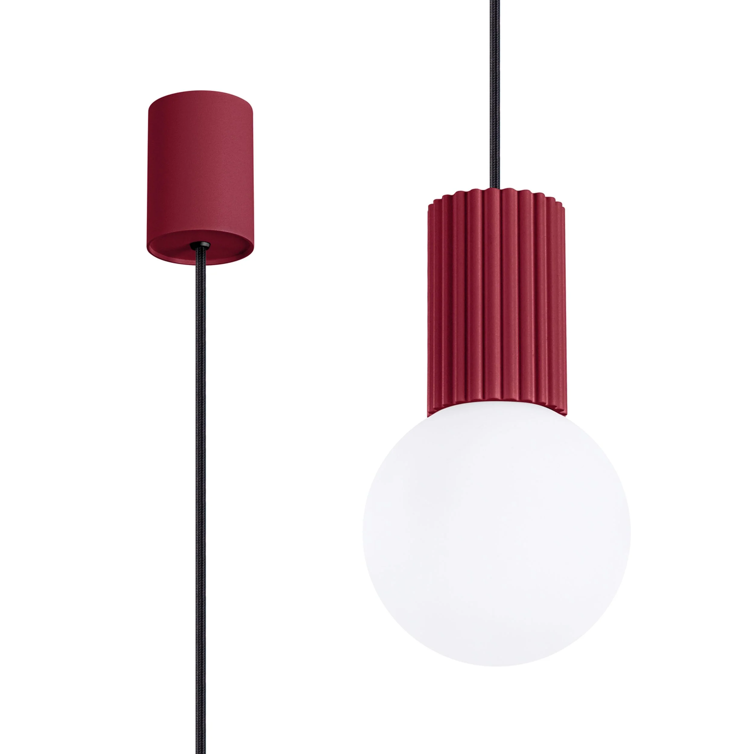 Lampa wisząca Halo 1 burgund - Image 4