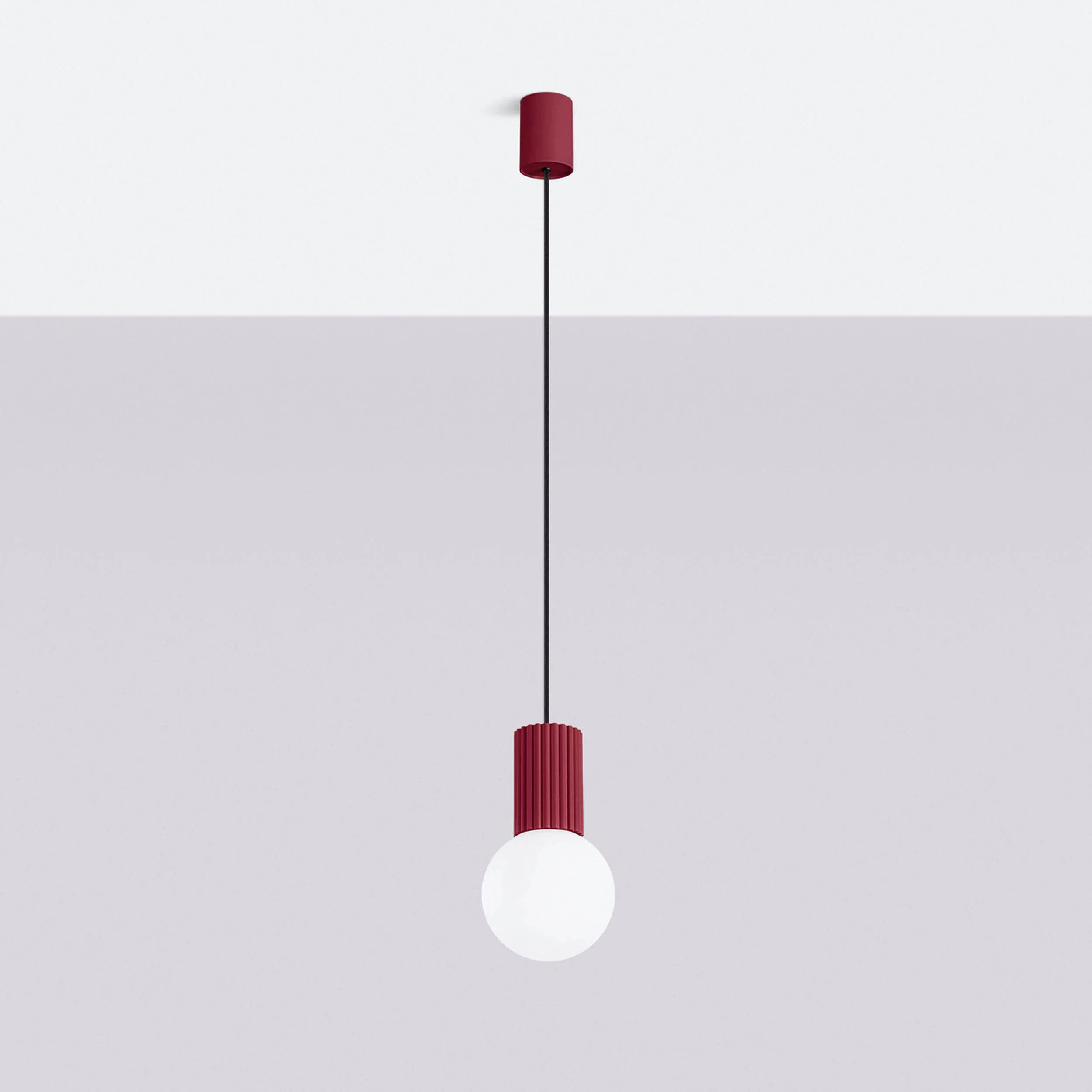 Lampa wisząca Halo 1 burgund - Image 5