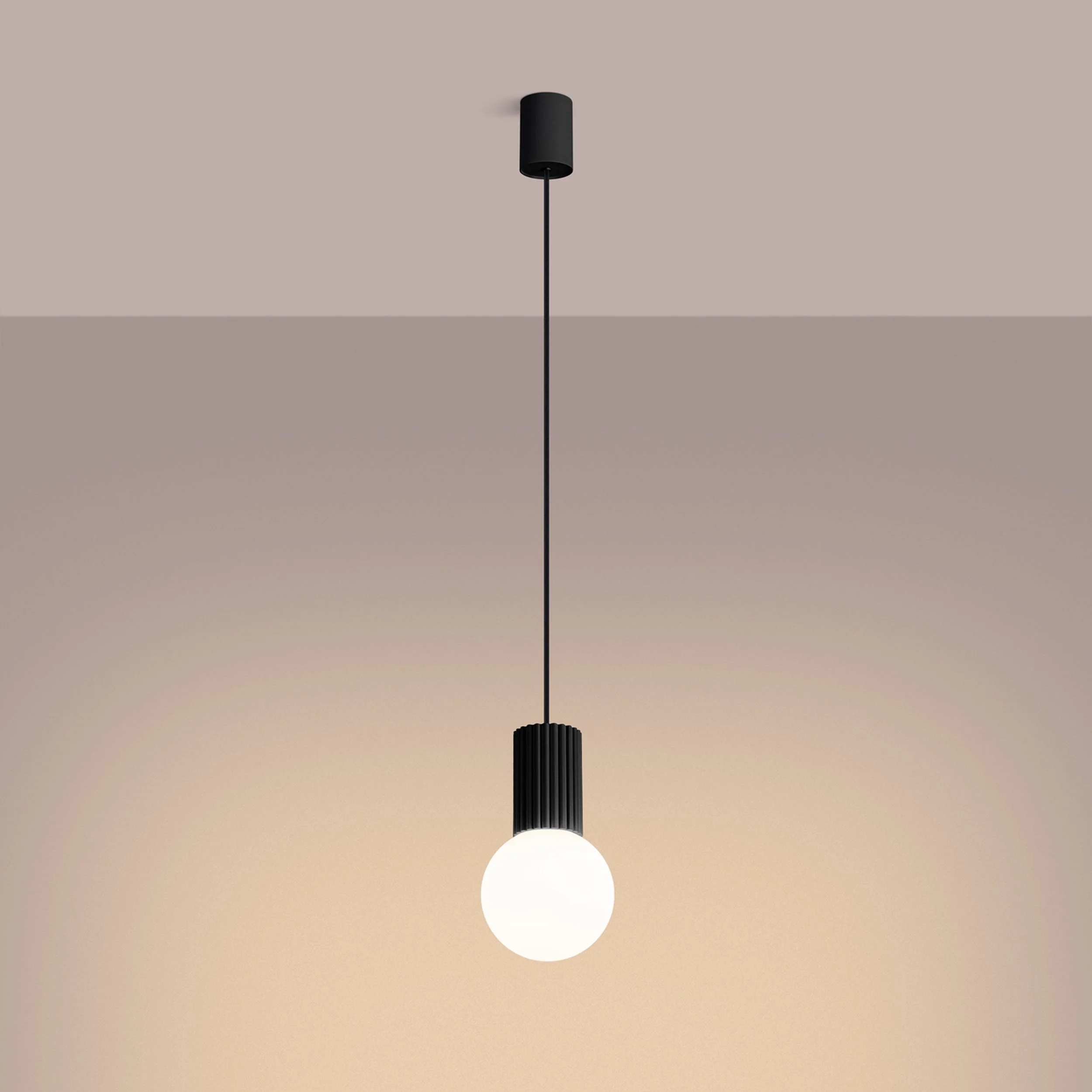 Lampa wisząca Halo 1 czarna - Image 6
