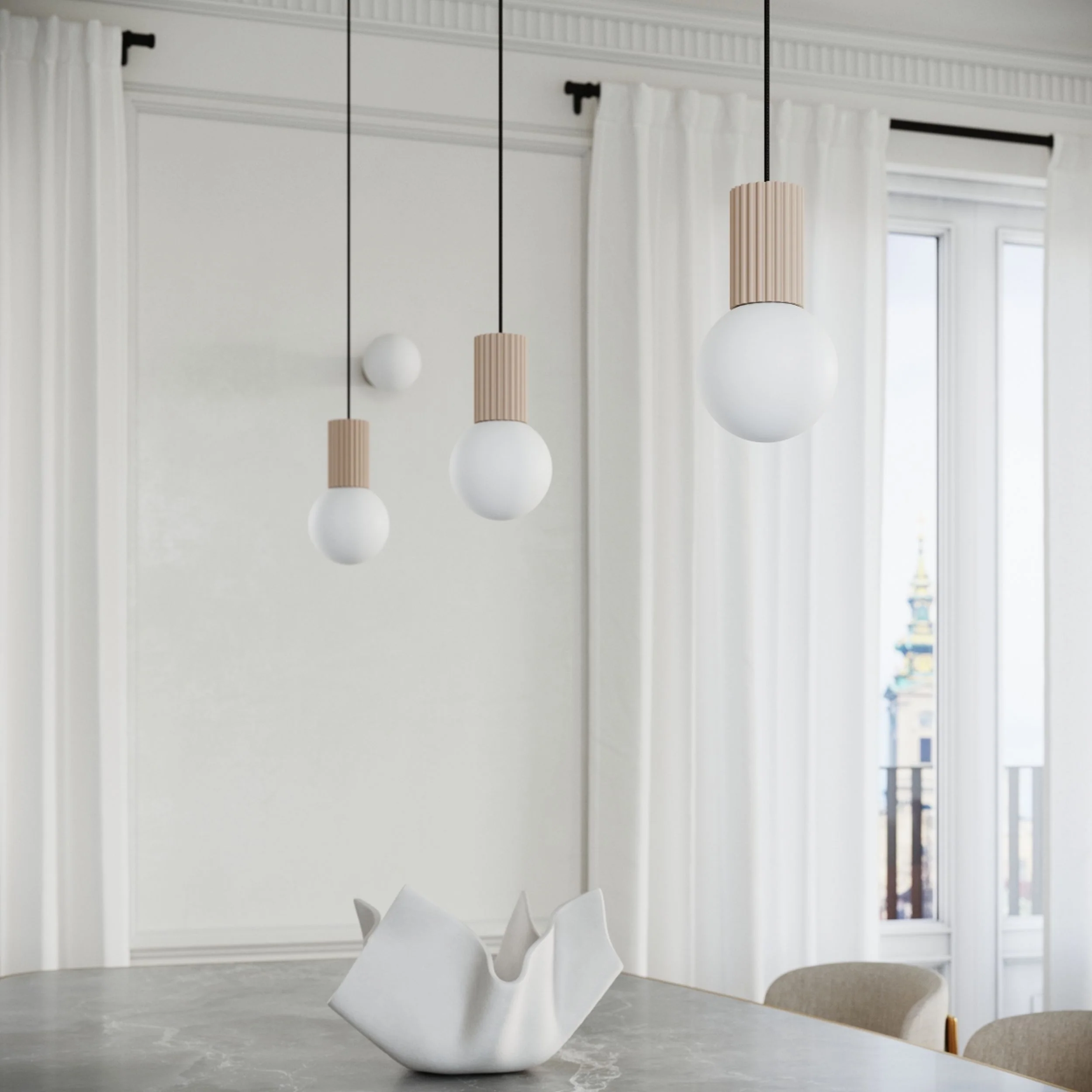 Lampa wisząca Halo 1 taupe - Image 3