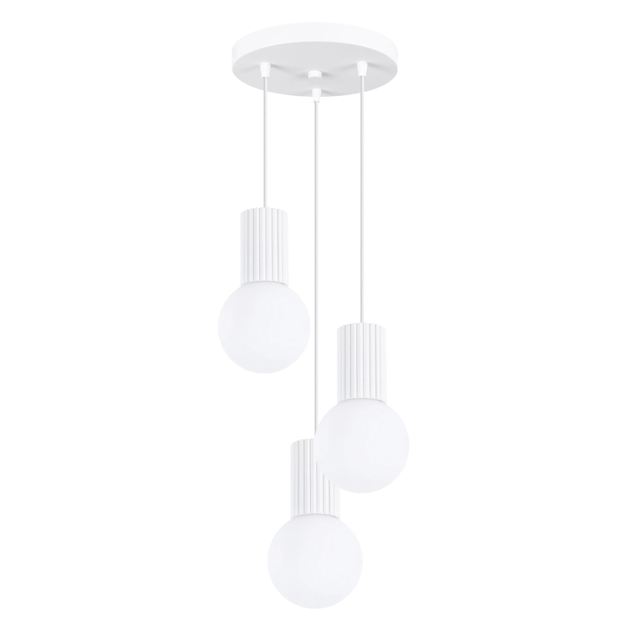 Lampa wisząca Halo 3P biała