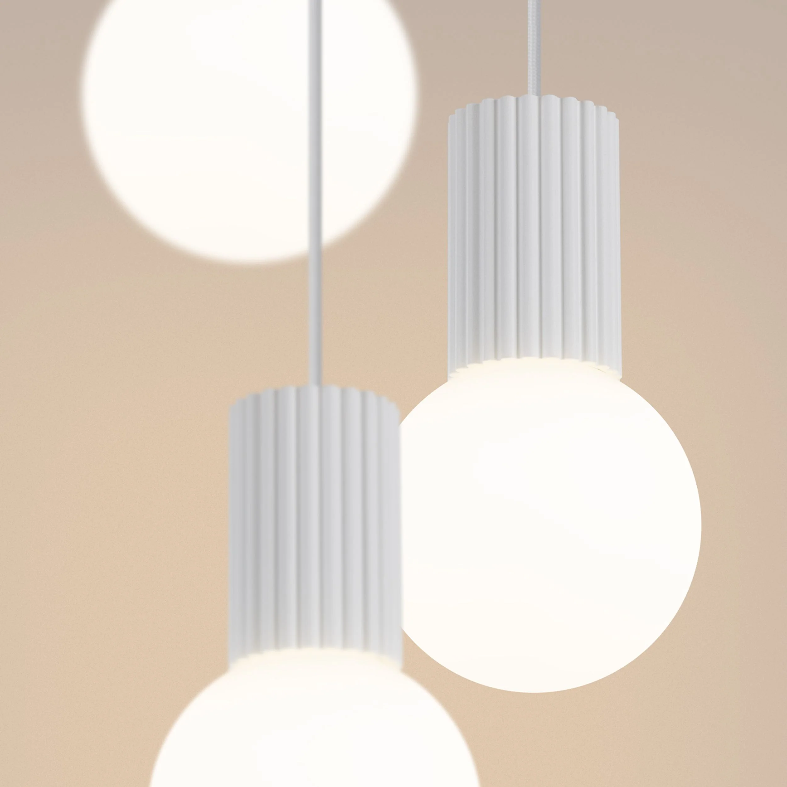 Lampa wisząca Halo 3P biała - Image 6