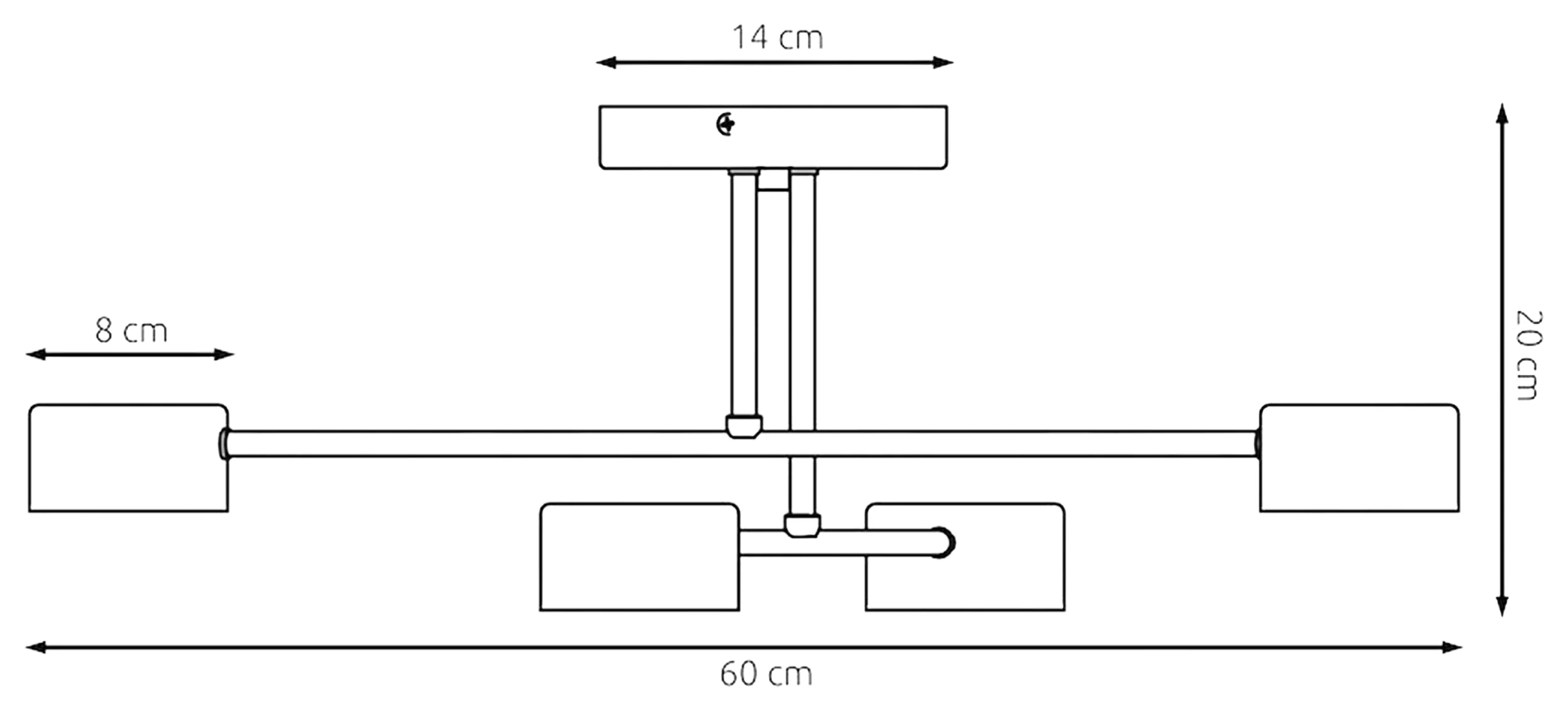 Lampa wisząca Halo x4 burgundowa - Image 7
