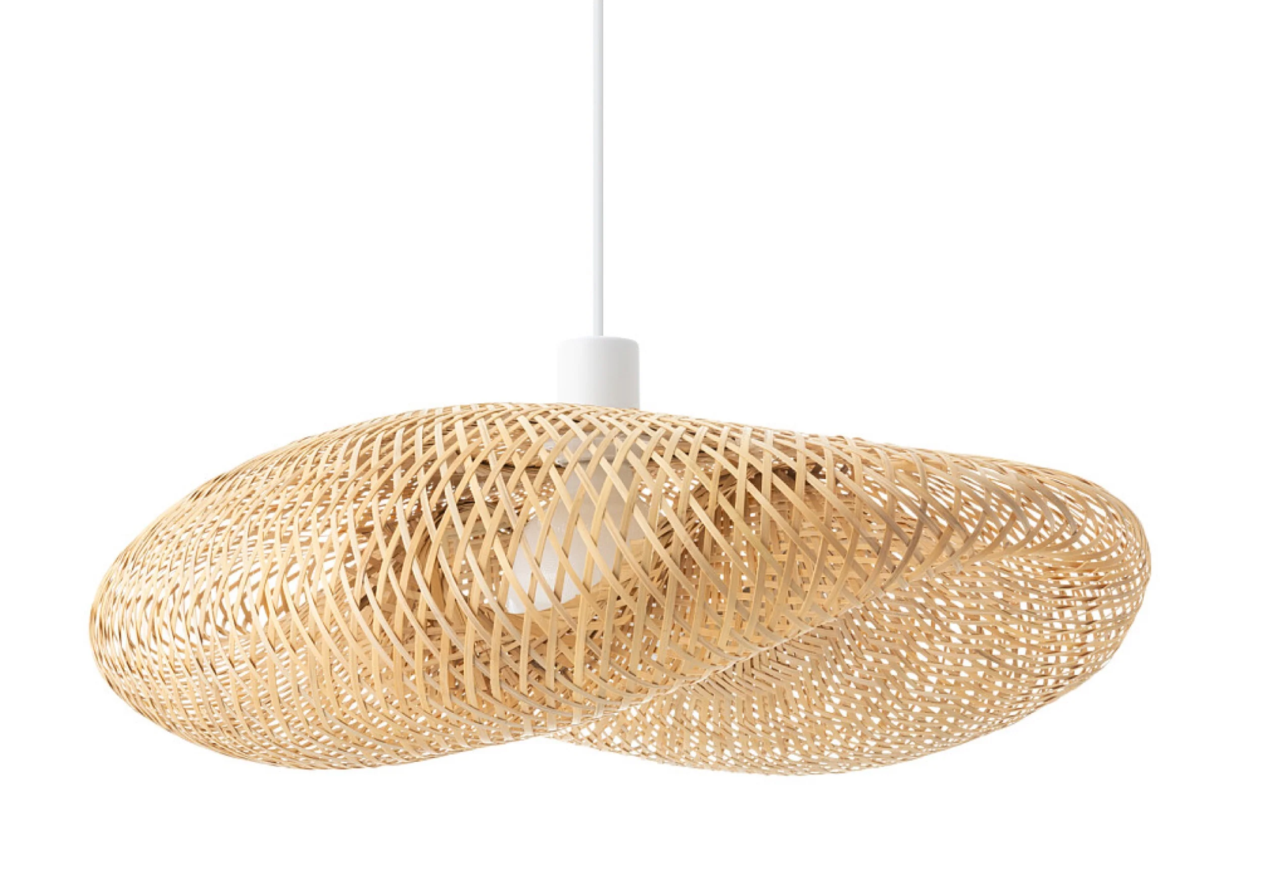 Lampa wisząca Havana 40x60 cm rattanowa - Image 3