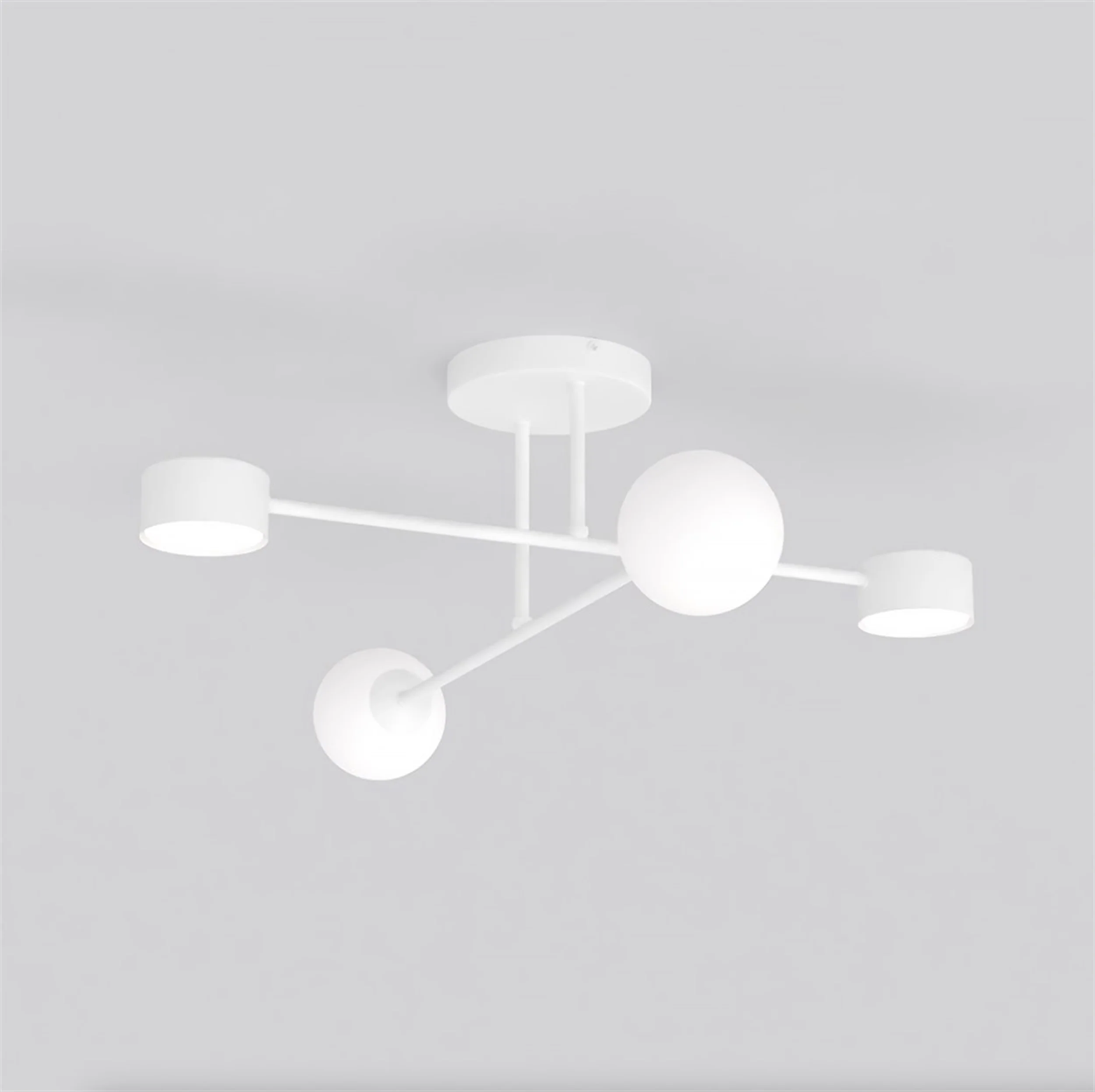 Lampa wisząca Holon x4 biała - Image 3